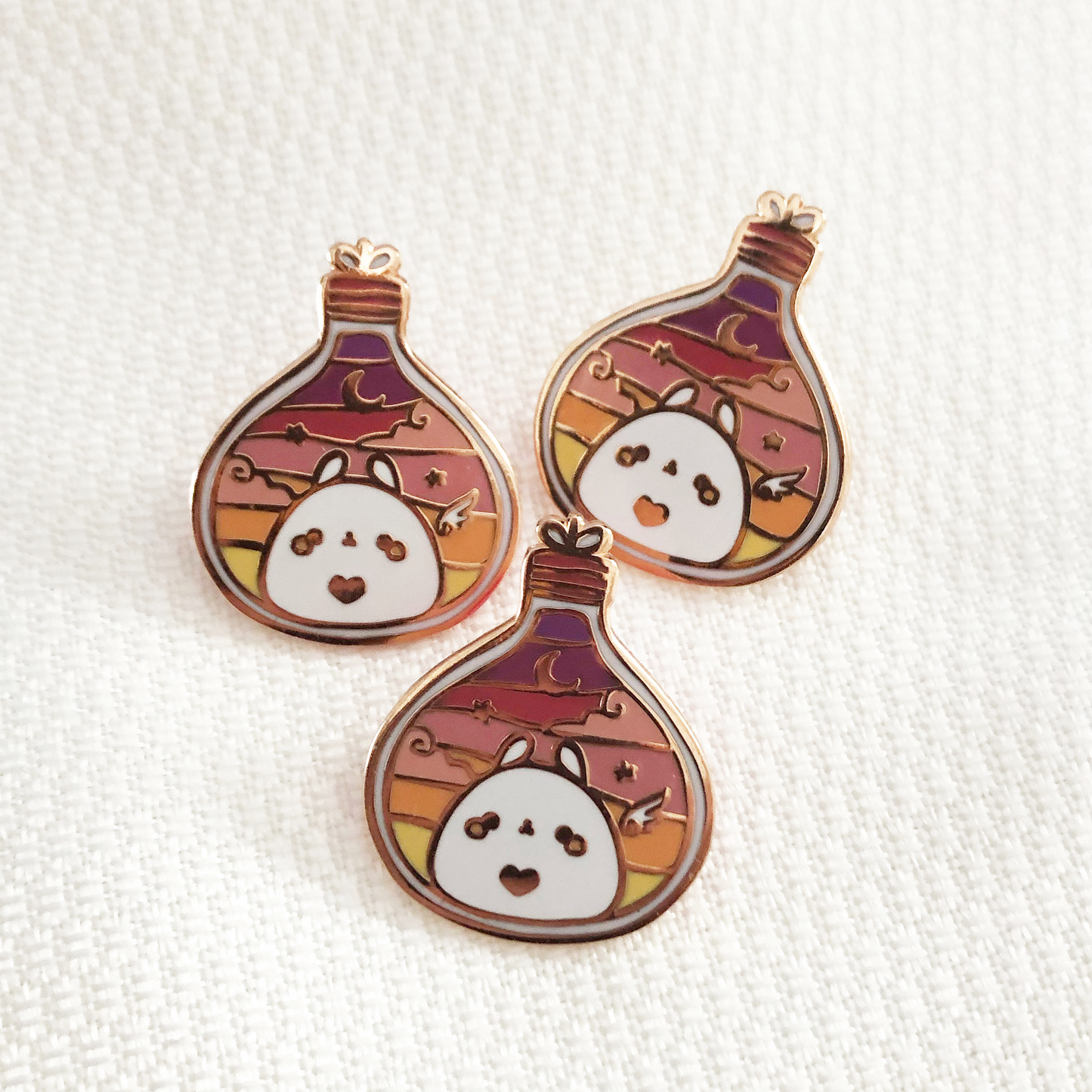 Bunny Lightbulb Hard Enamel Pin