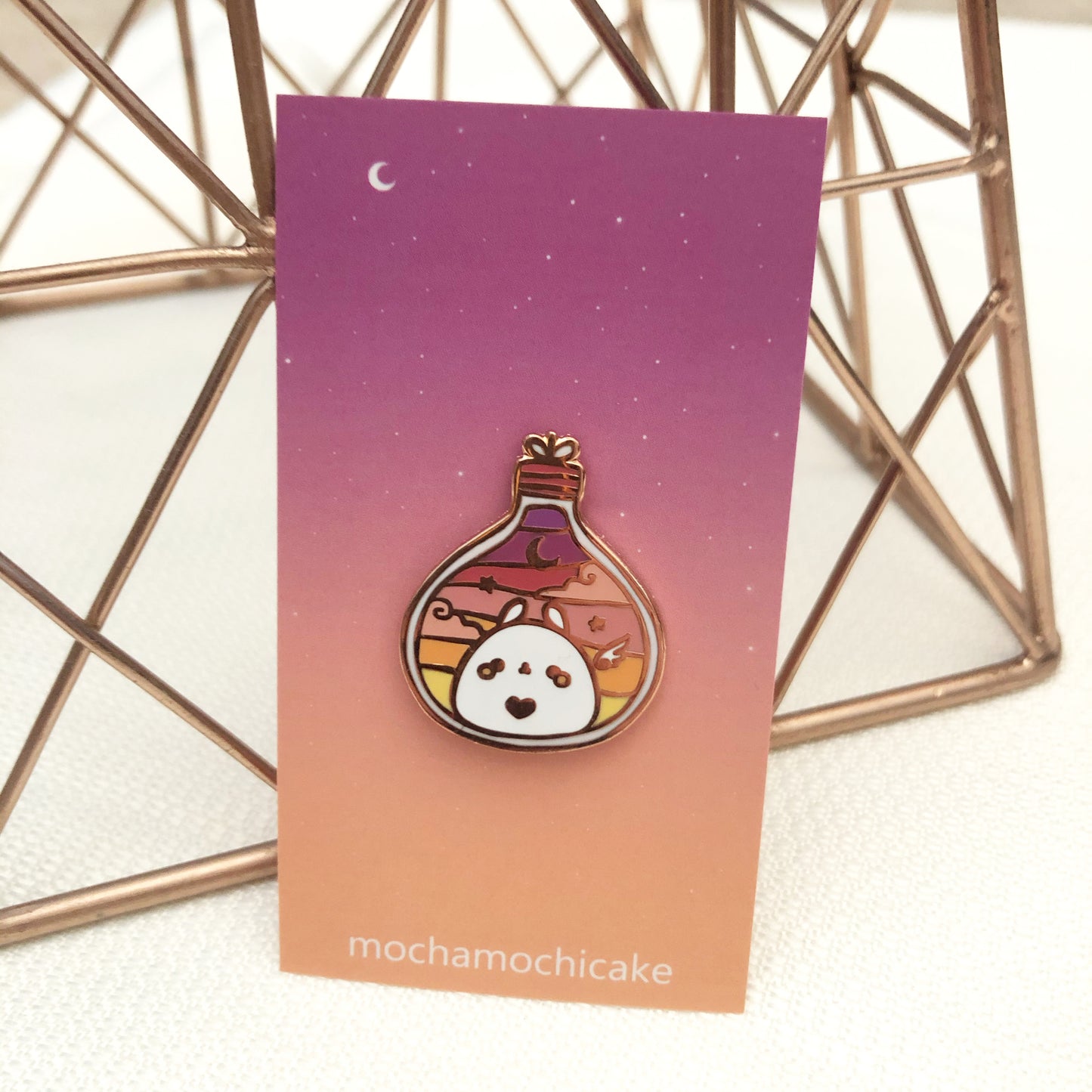 Bunny Lightbulb Hard Enamel Pin