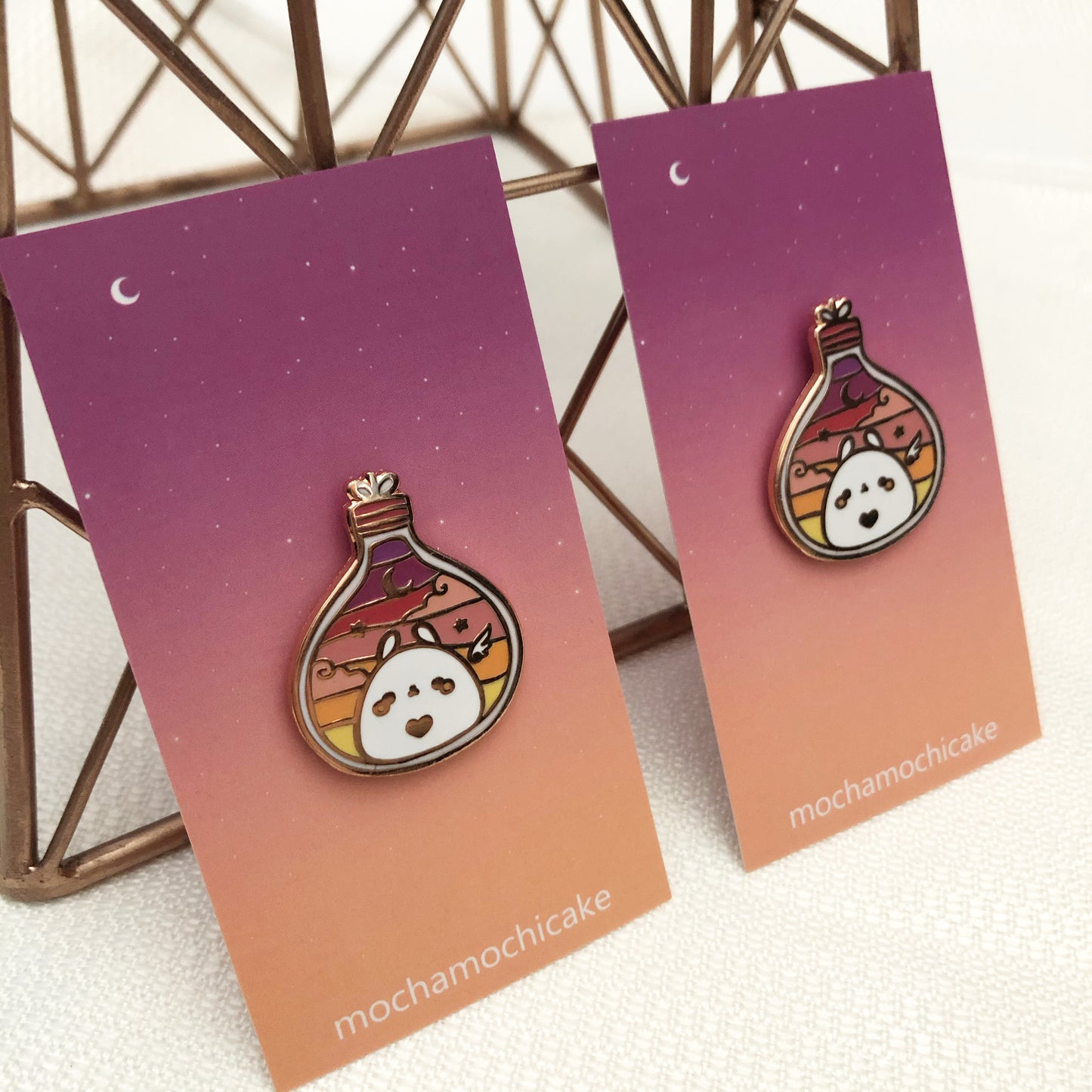 Bunny Lightbulb Hard Enamel Pin
