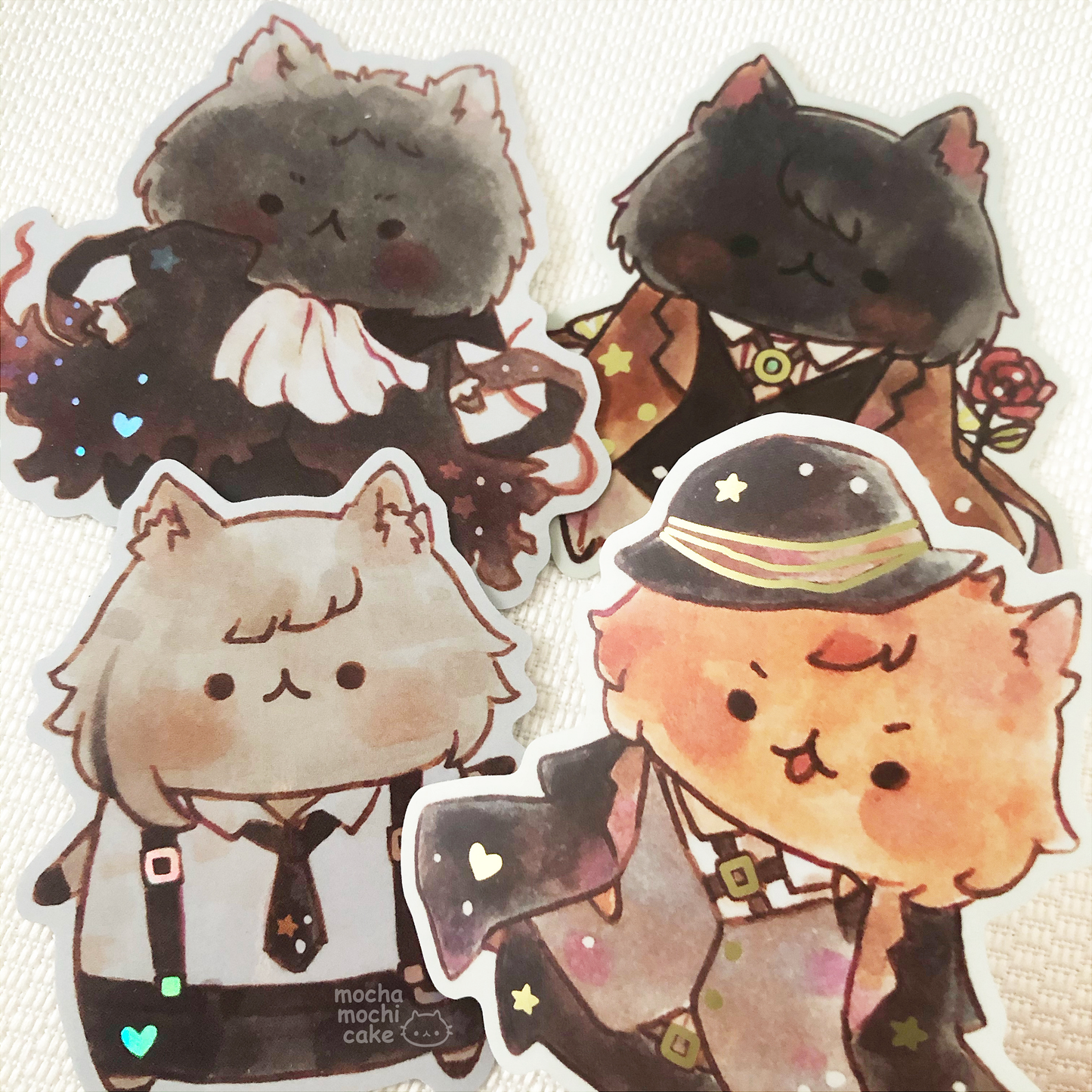 Kitty Bungo Stray Dogs Vinyl Stickers
