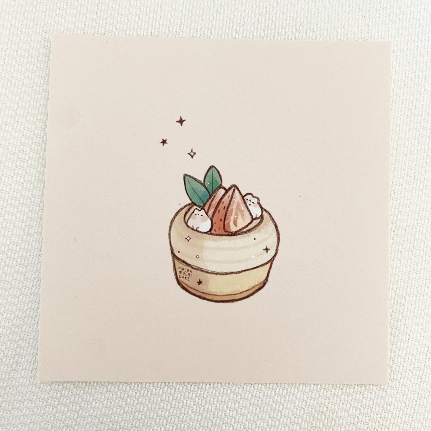 Little Cat Desserts Art Prints