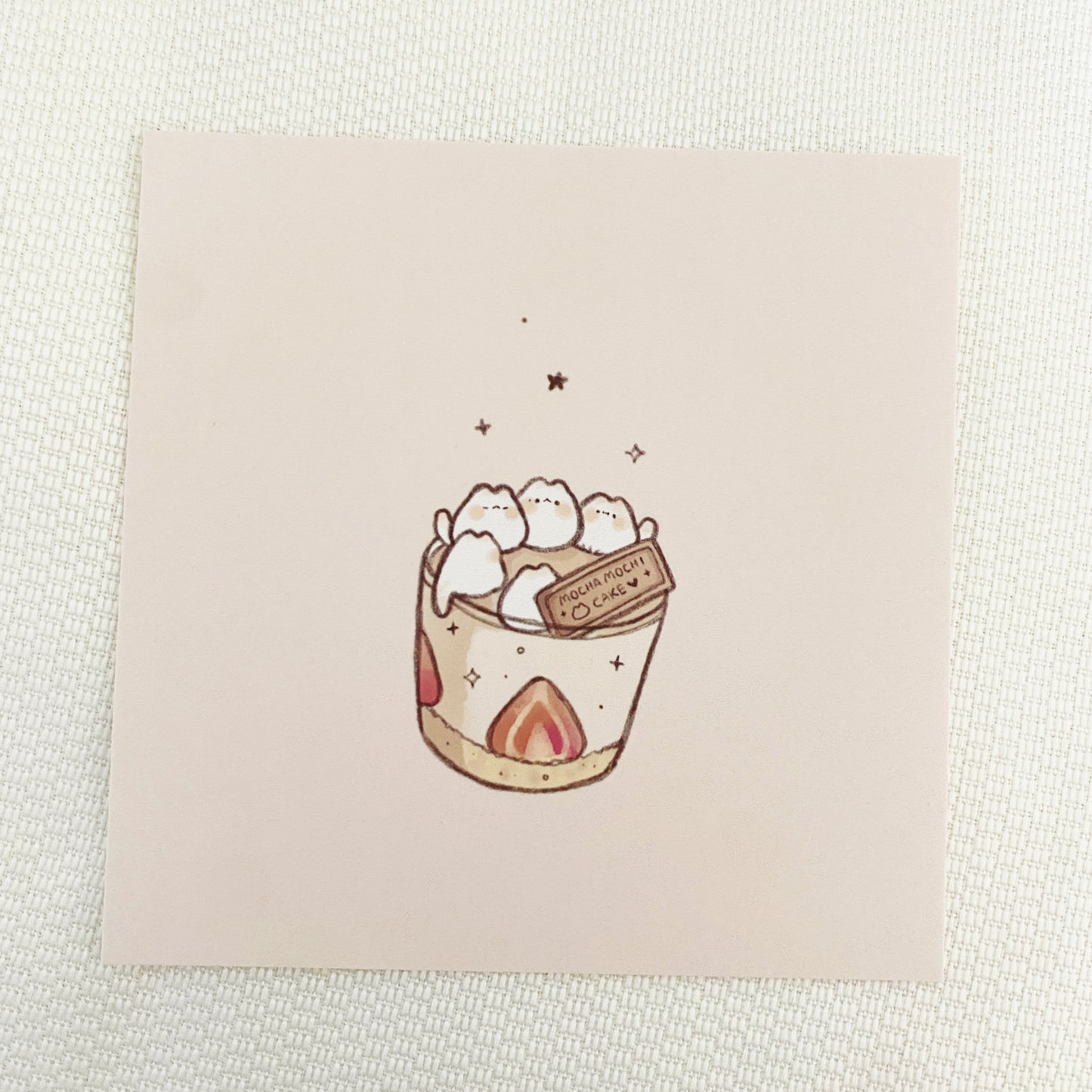 Little Cat Desserts Art Prints