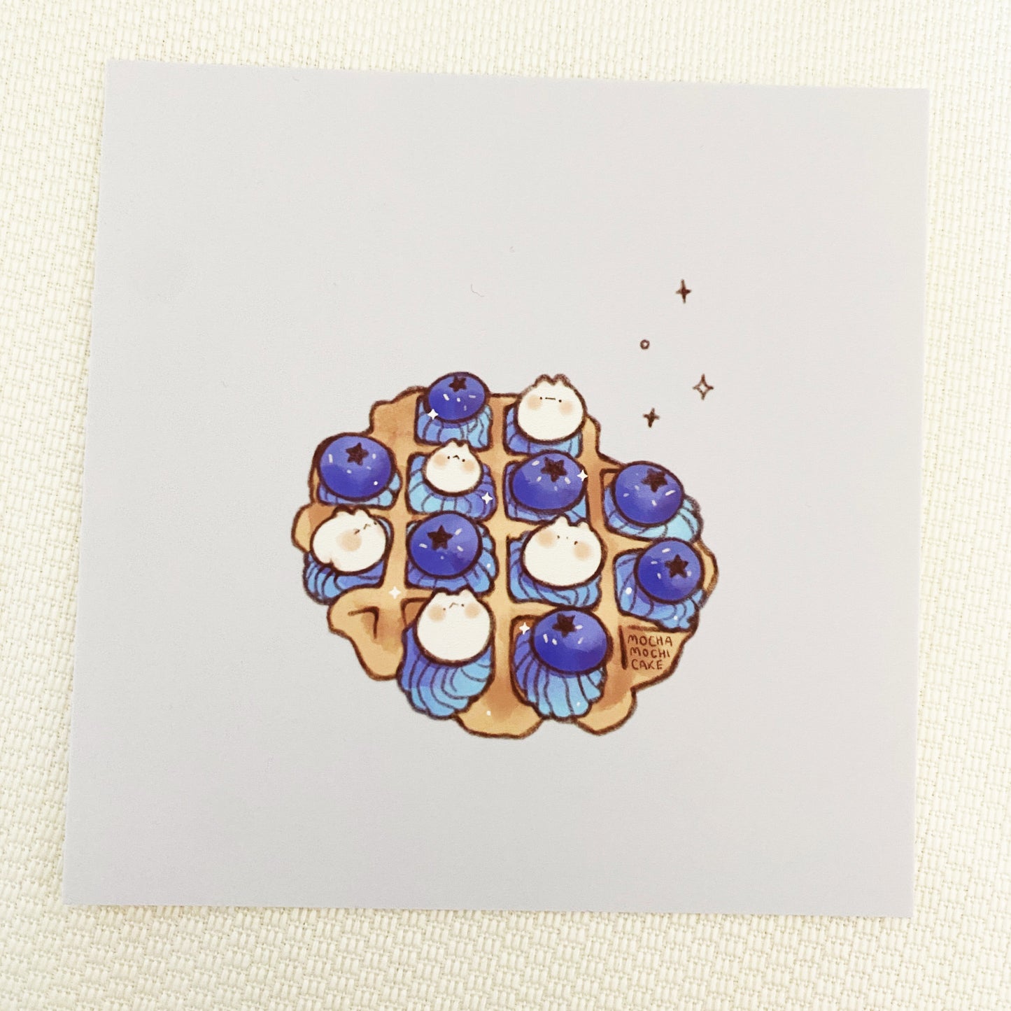 Little Cat Desserts Art Prints