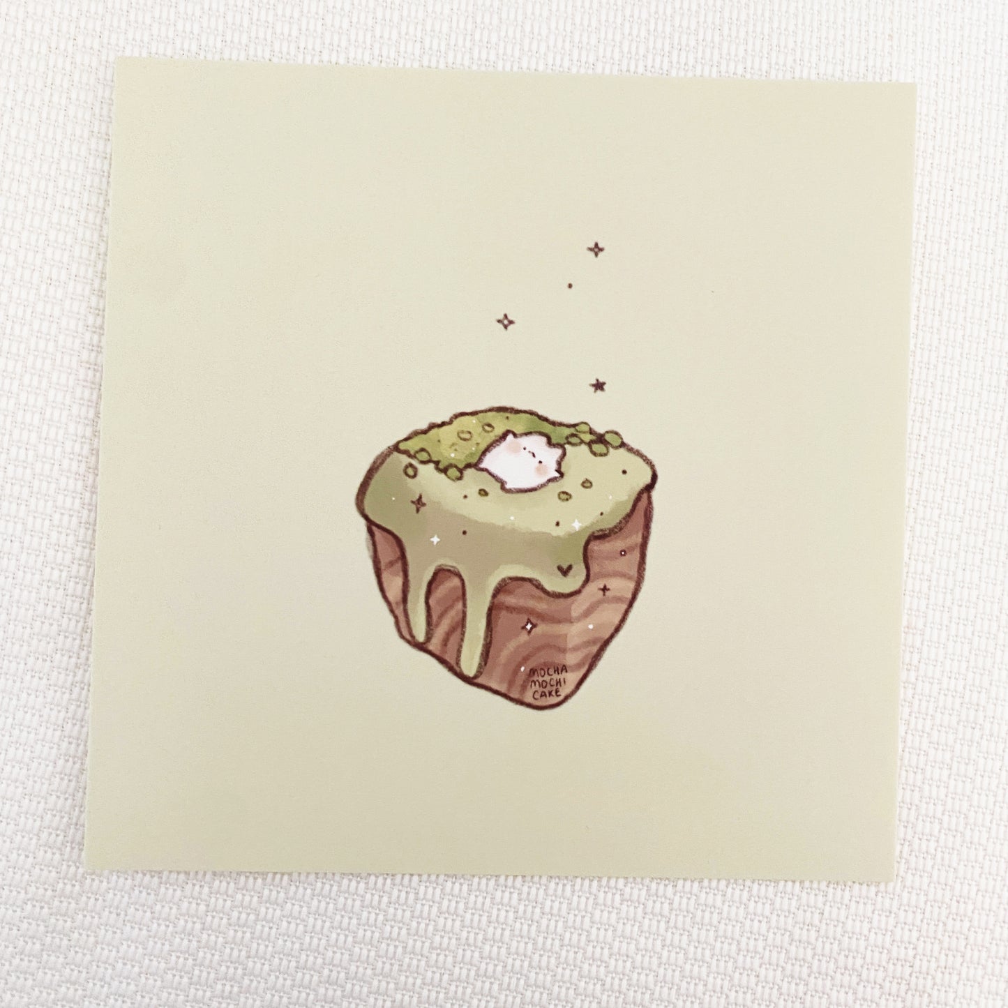 Little Cat Desserts Art Prints