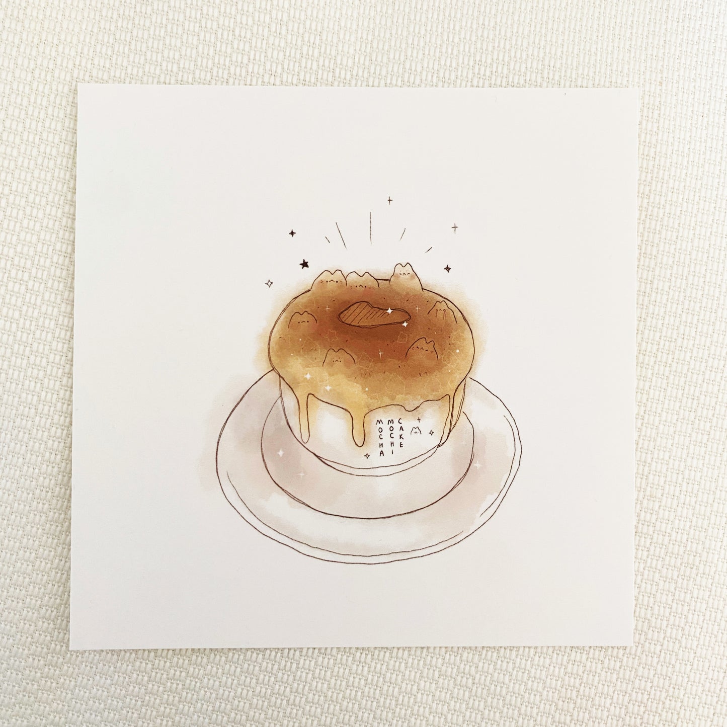 Cat Mountain Desserts Art Prints