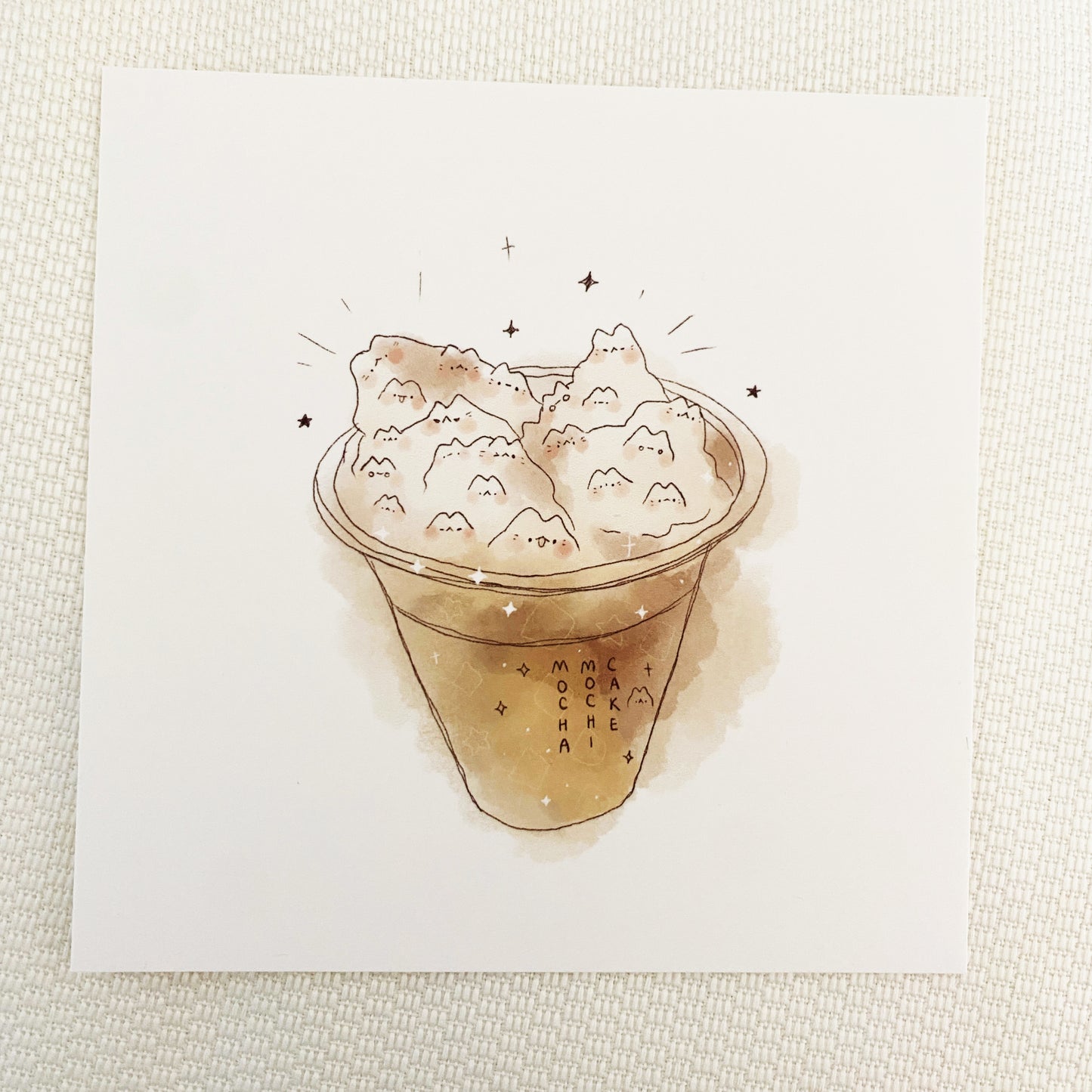 Cat Mountain Desserts Art Prints