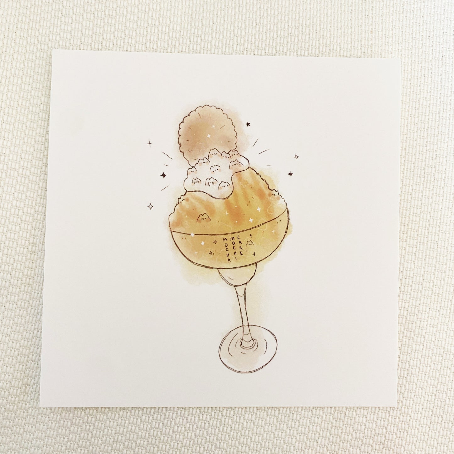 Cat Mountain Desserts Art Prints