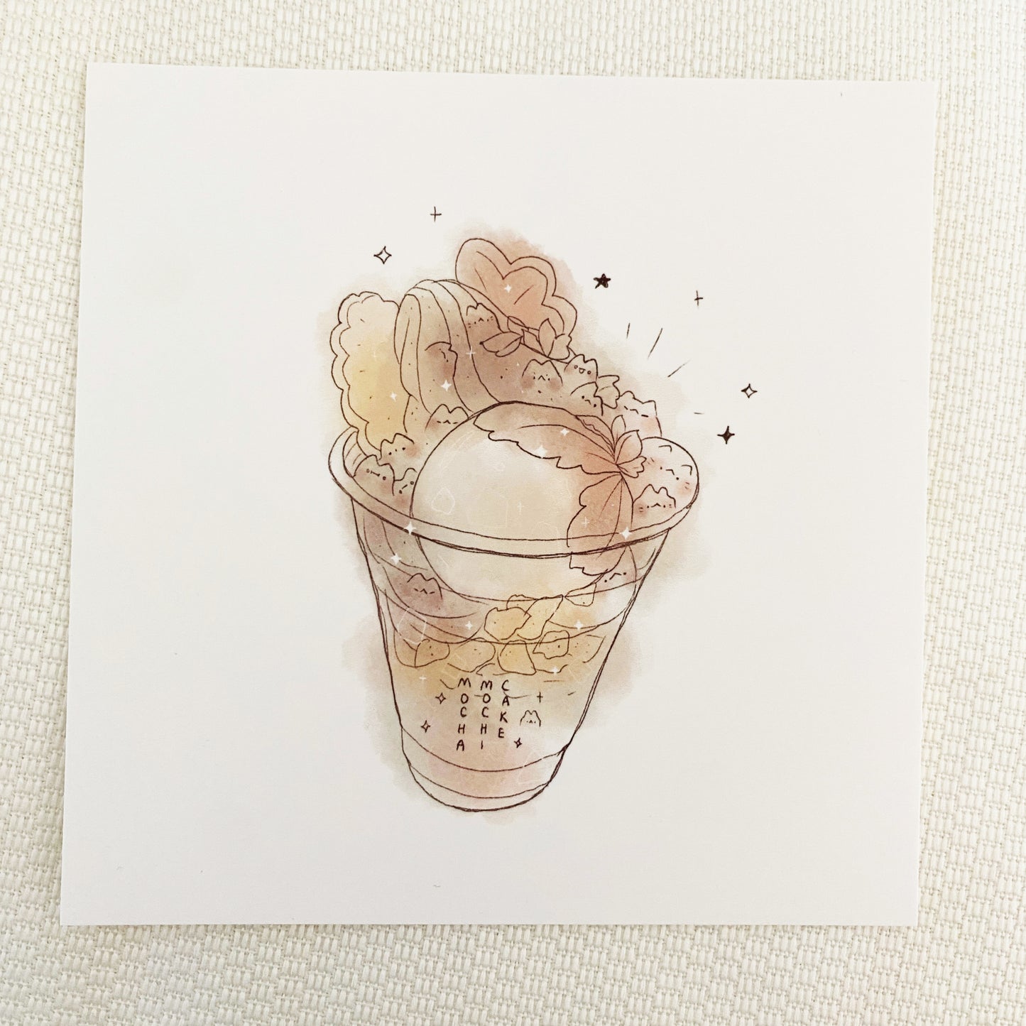 Cat Mountain Desserts Art Prints