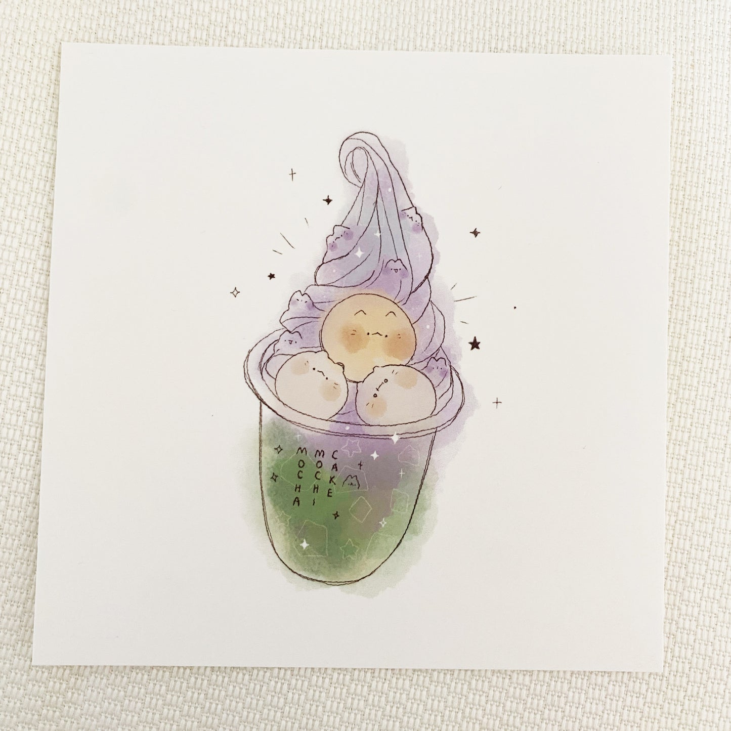 Cat Mountain Desserts Art Prints