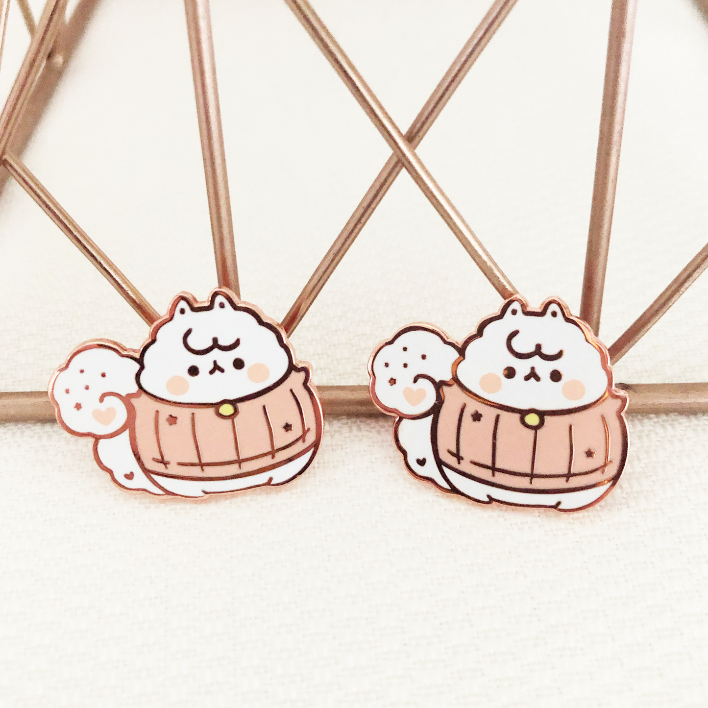 Cozy Chonky Sweater Cat Hard Enamel Pin