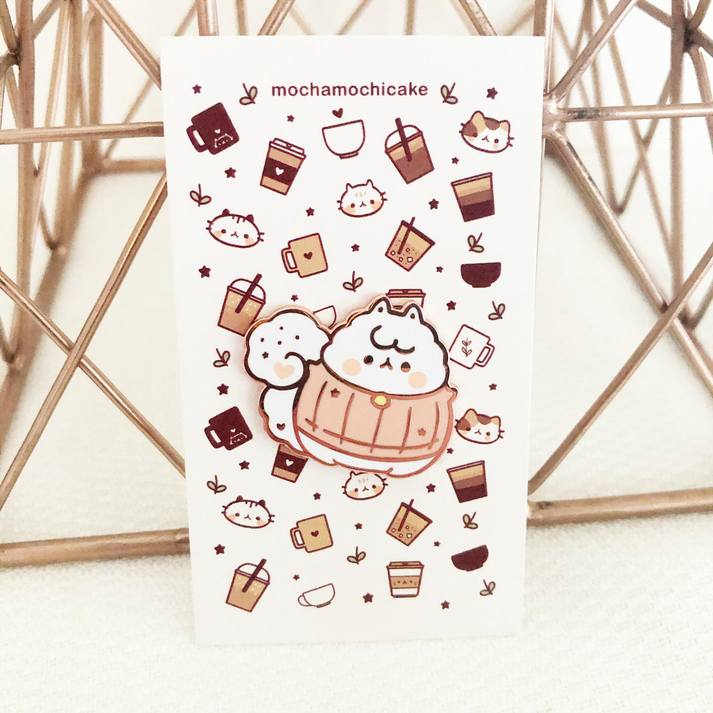Cozy Chonky Sweater Cat Hard Enamel Pin
