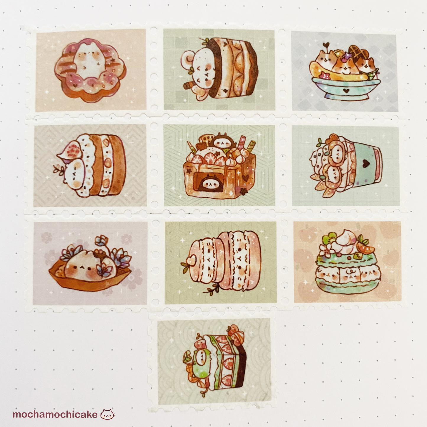 Little Desserts Stamp Washi Tape
