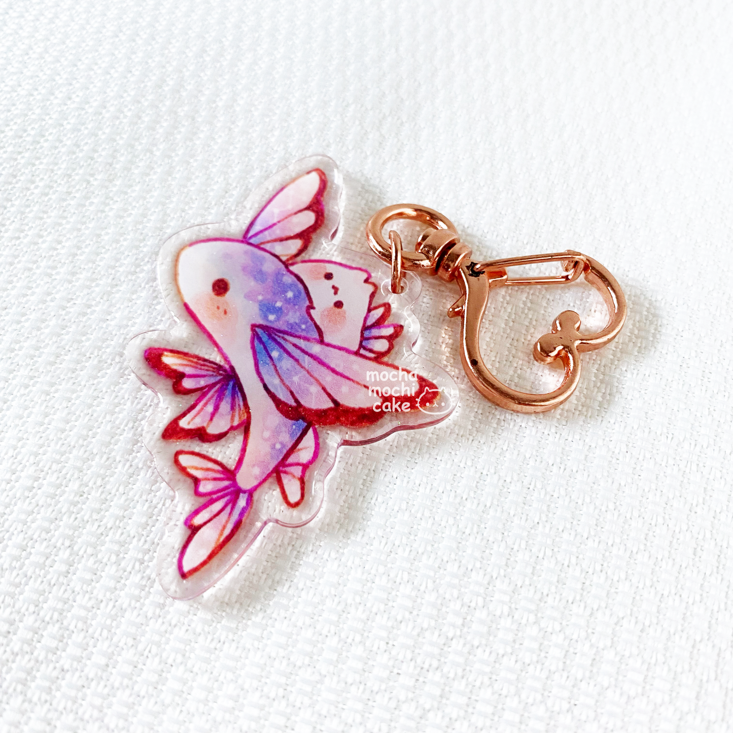 Dreamy Flying Fish Acrylic Keychain