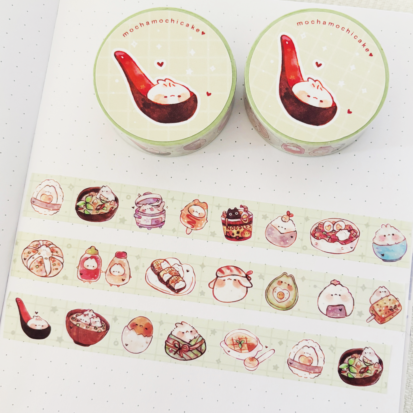 Animal Foodies 3 Washi Tape