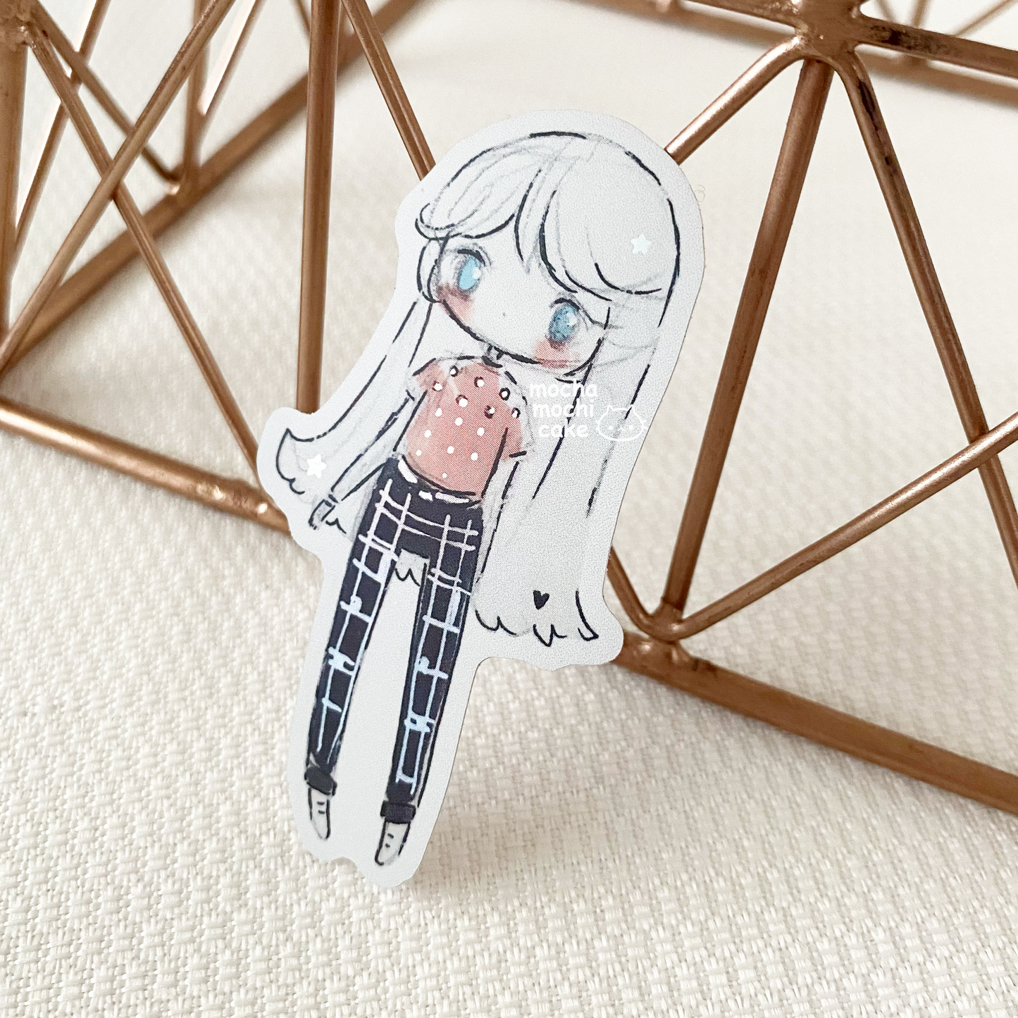 Kawaii Girls Stickers Vinyl Stickers