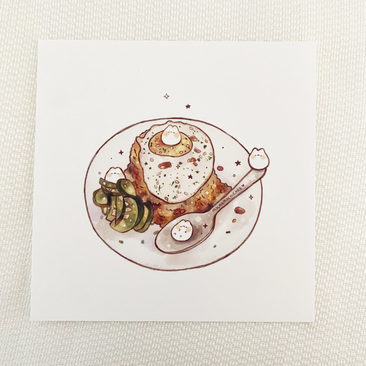 Kimchi Fried Rice Art Print