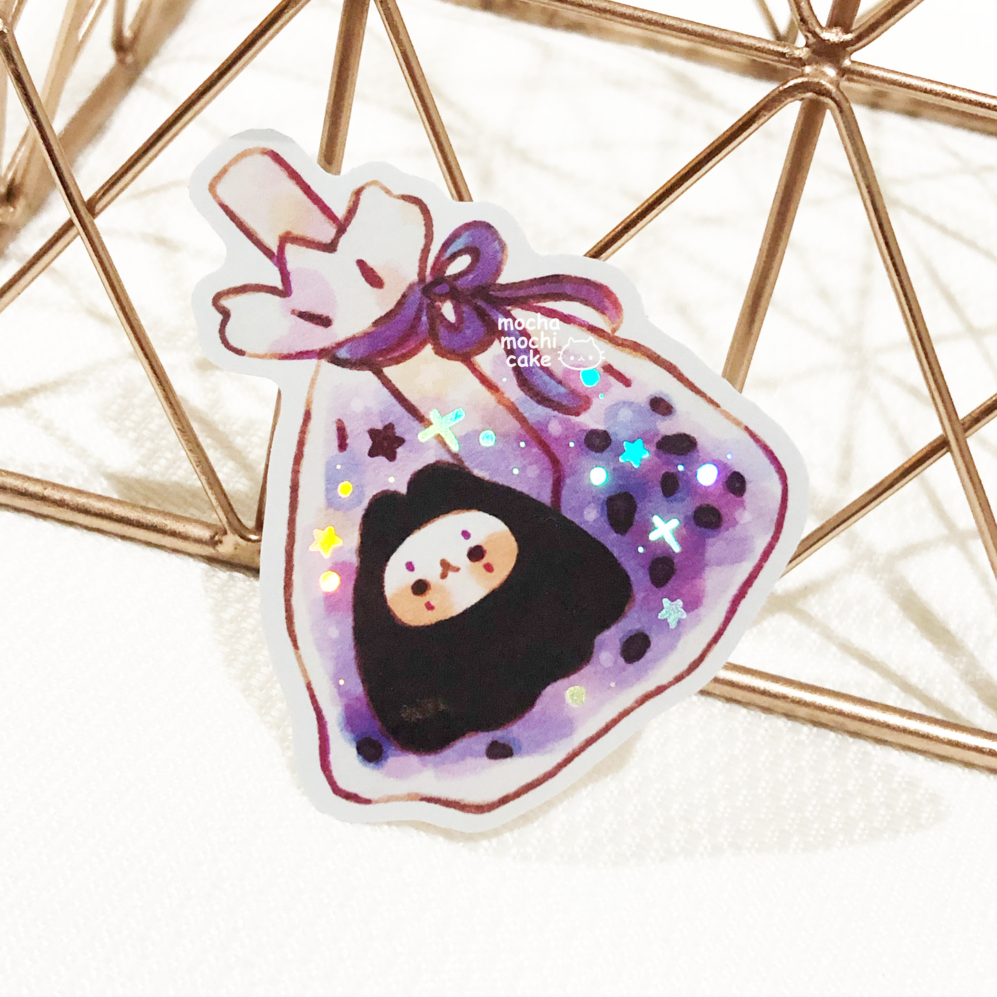 No Face Boba Bag Vinyl Sticker | Studio Ghibli Spirited Away