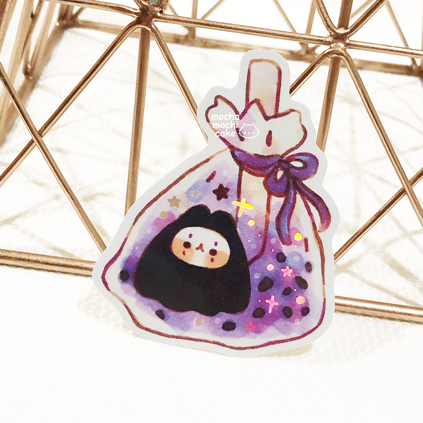 No Face Boba Bag Vinyl Sticker | Studio Ghibli Spirited Away