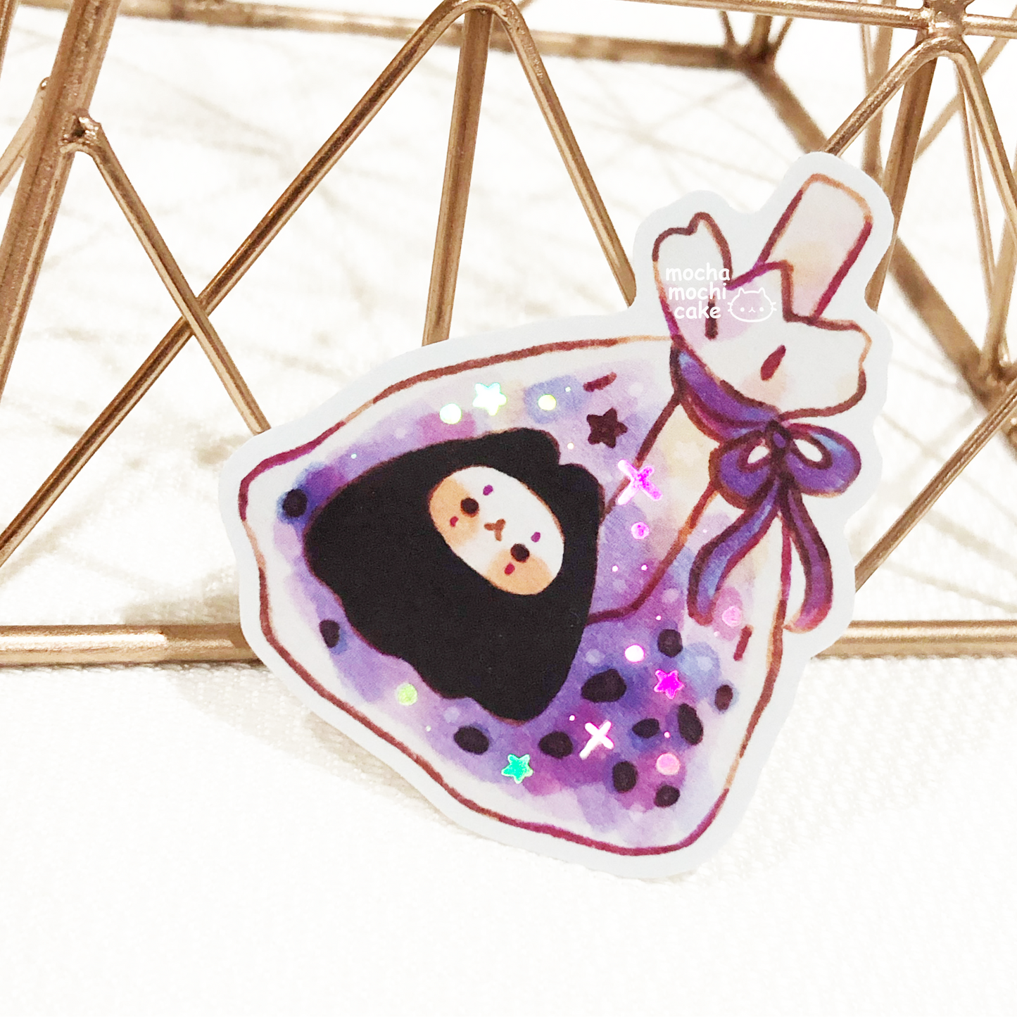 No Face Boba Bag Vinyl Sticker | Studio Ghibli Spirited Away