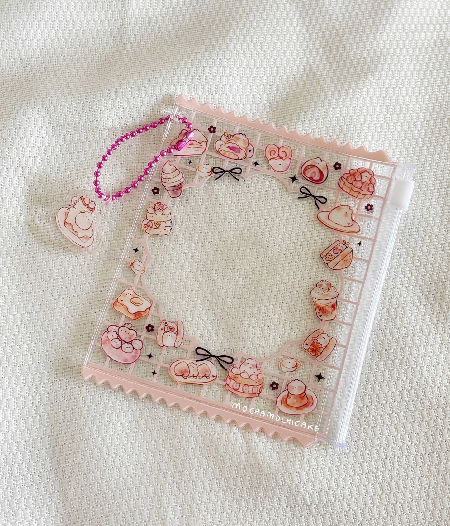 Desserts PVC Zipper Pouch