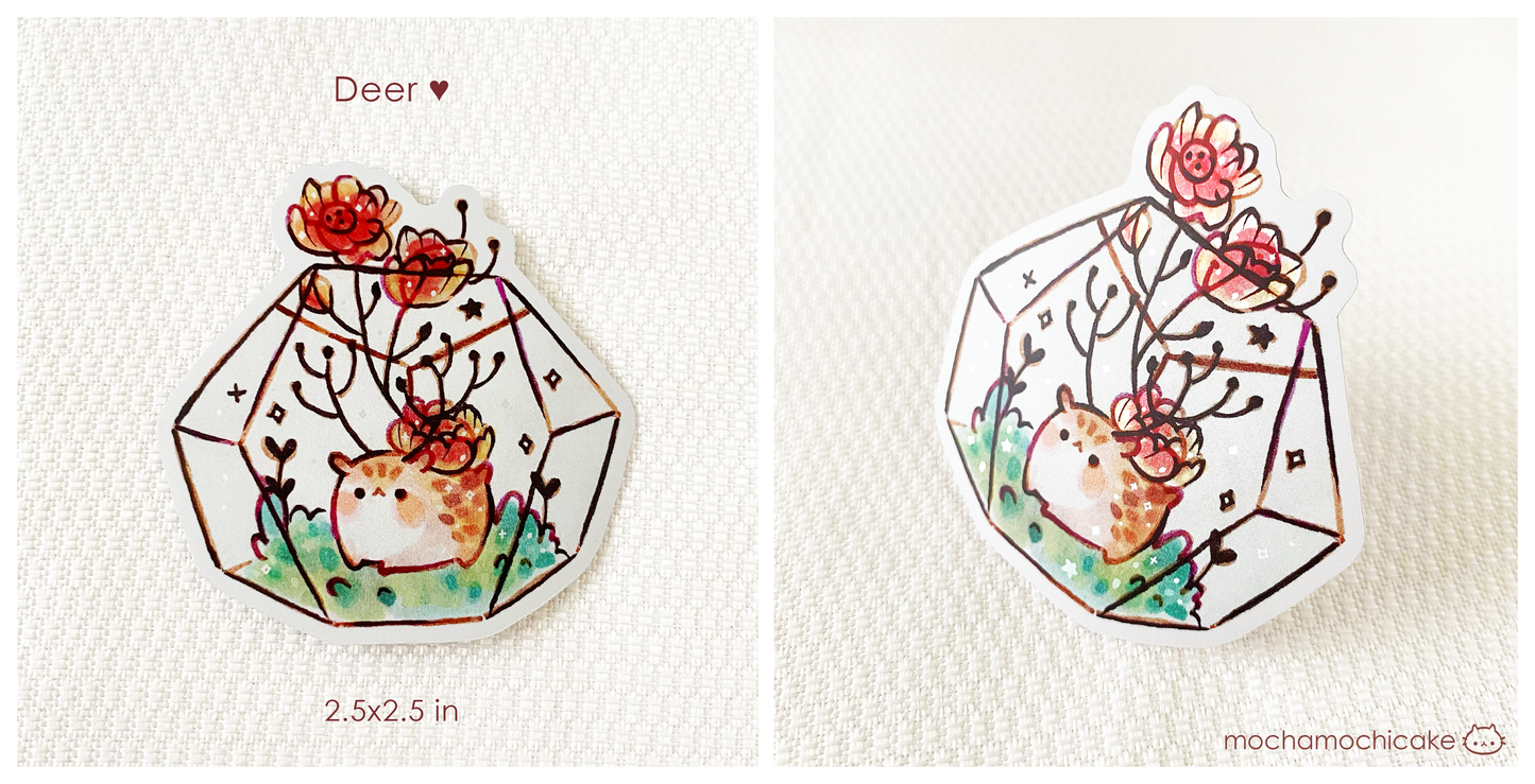 Terrarium Vinyl Stickers