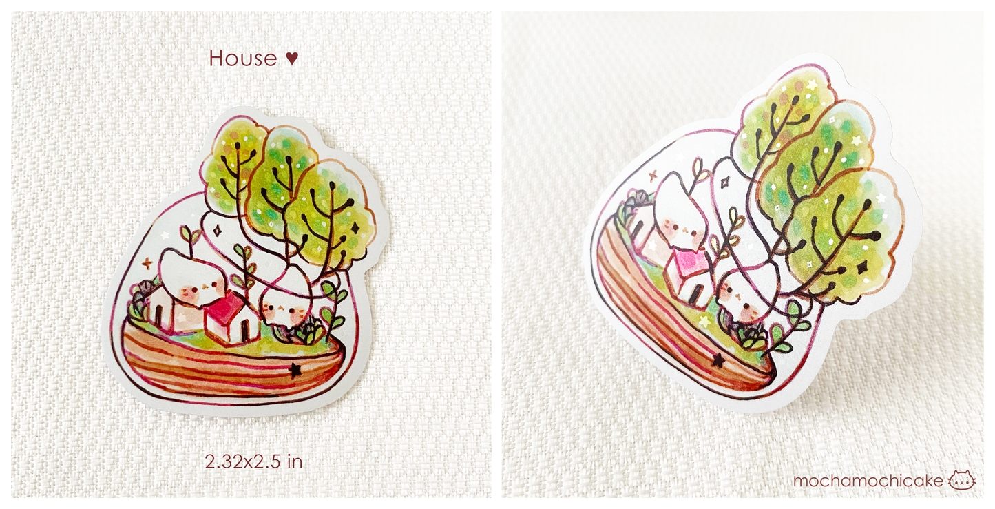 Terrarium Vinyl Stickers