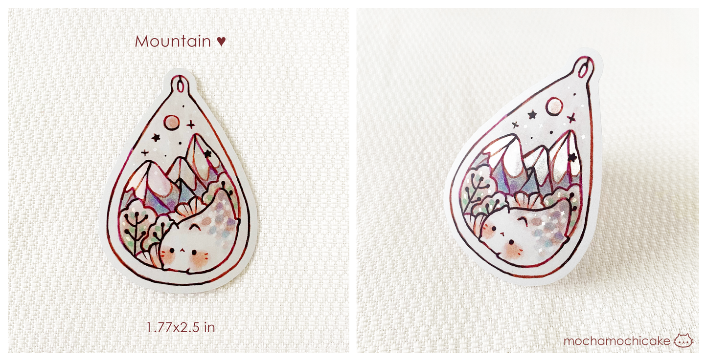 Terrarium Vinyl Stickers