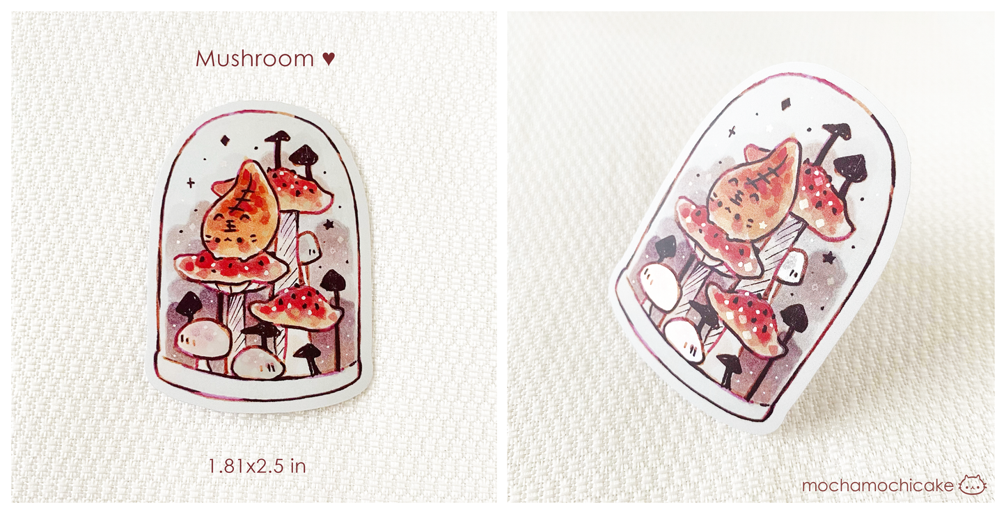 Terrarium Vinyl Stickers