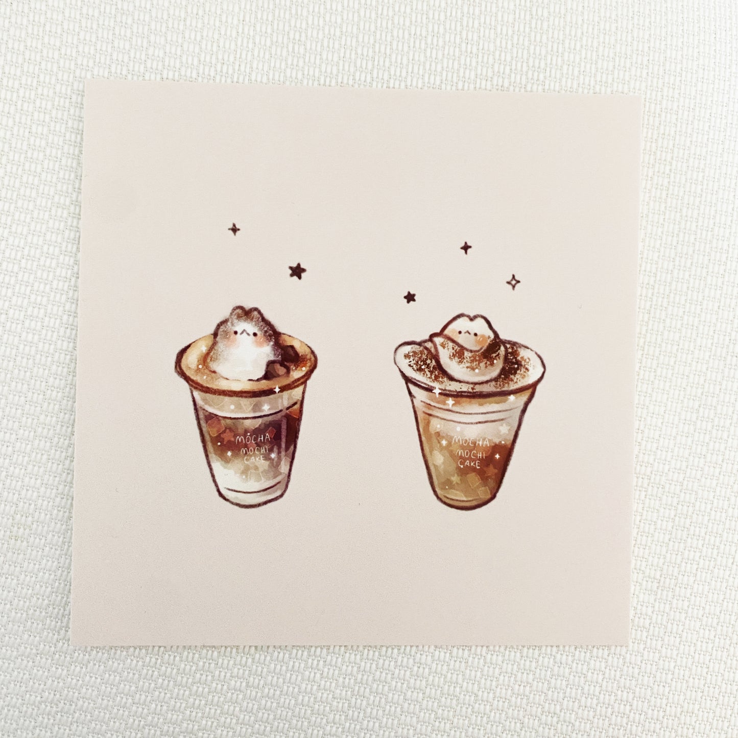 Tiramisu Latte Art Print