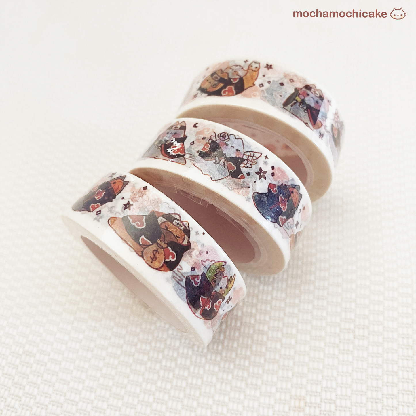 Akatsuki Kitties Washi Tape | Naruto
