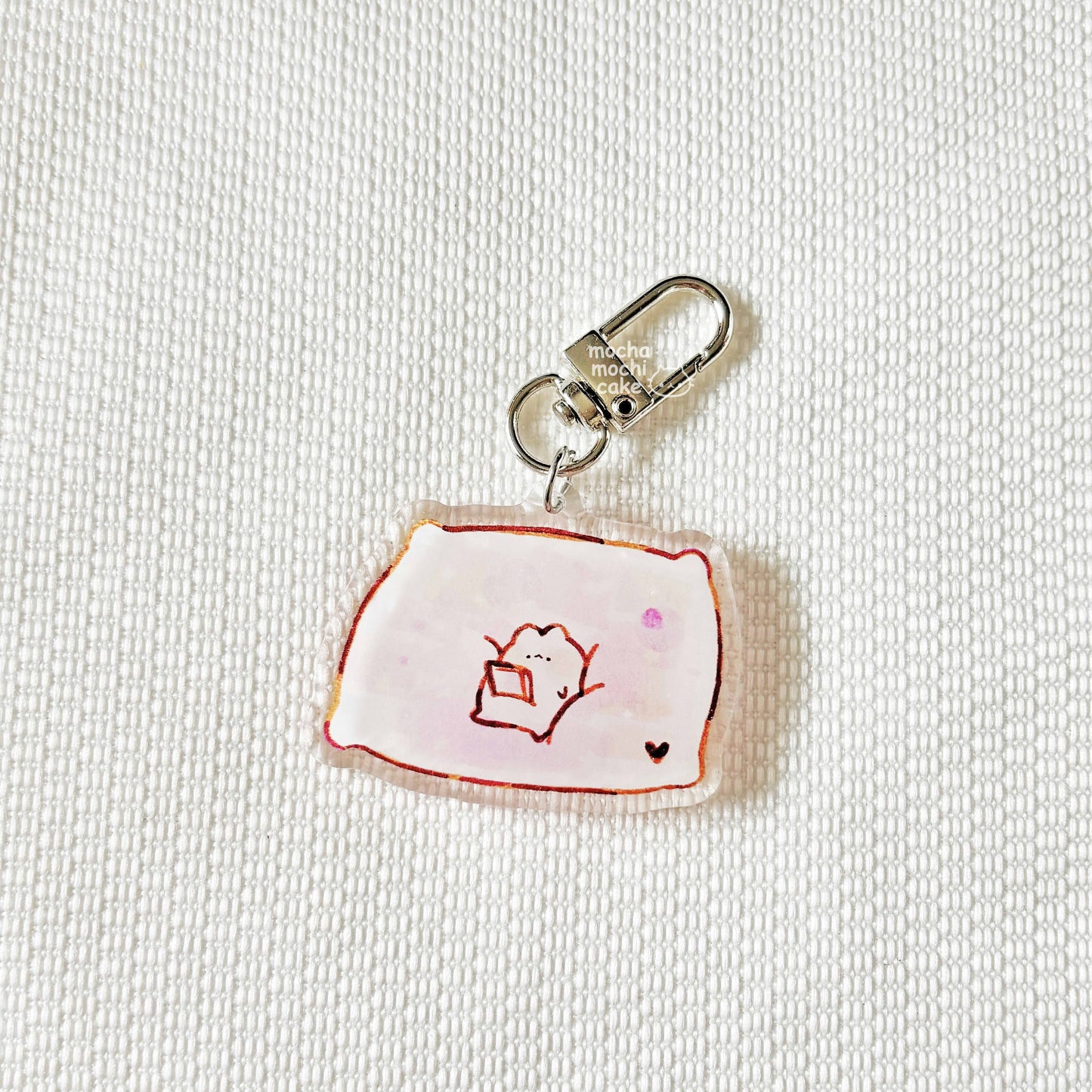 Big Pillow Acrylic Keychain