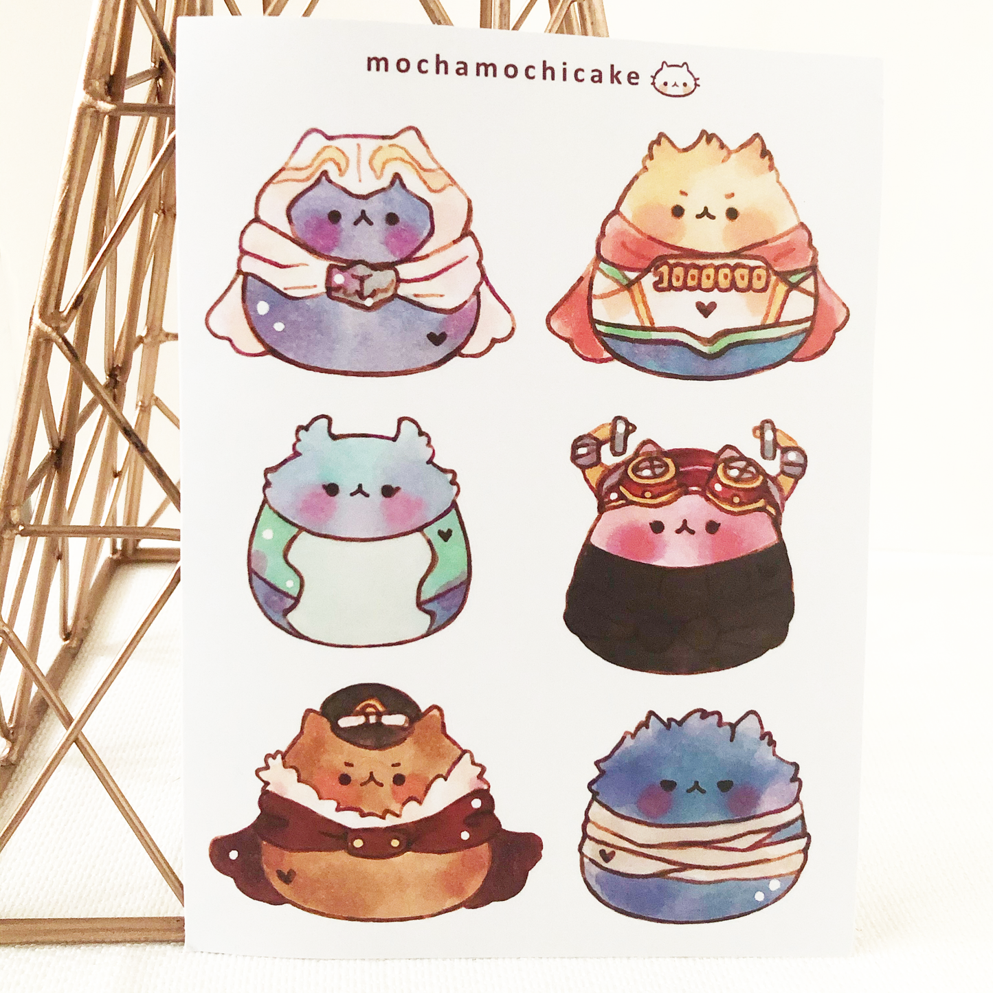 BNHA Classmate Kitties Sticker Sheet | My Hero Academia