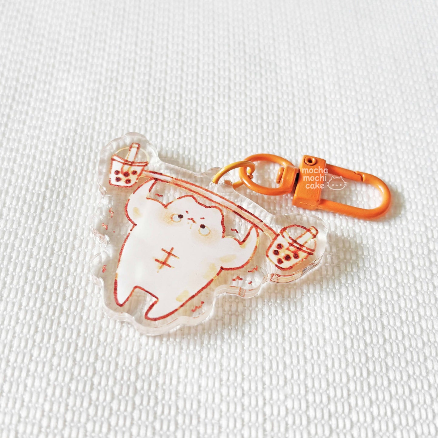 Boba Weights Acrylic Keychain