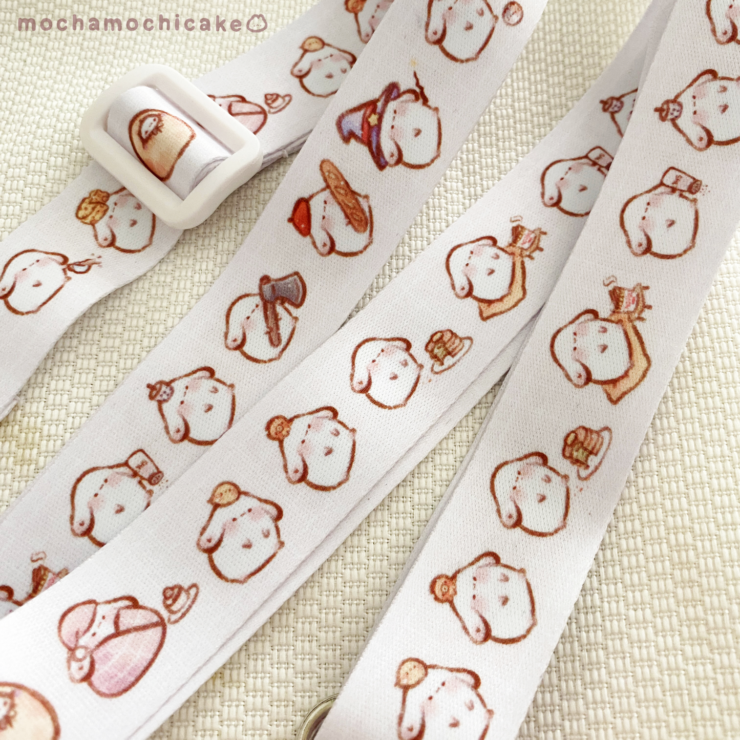 Chonky Bunnies Long Adjustable Lanyard