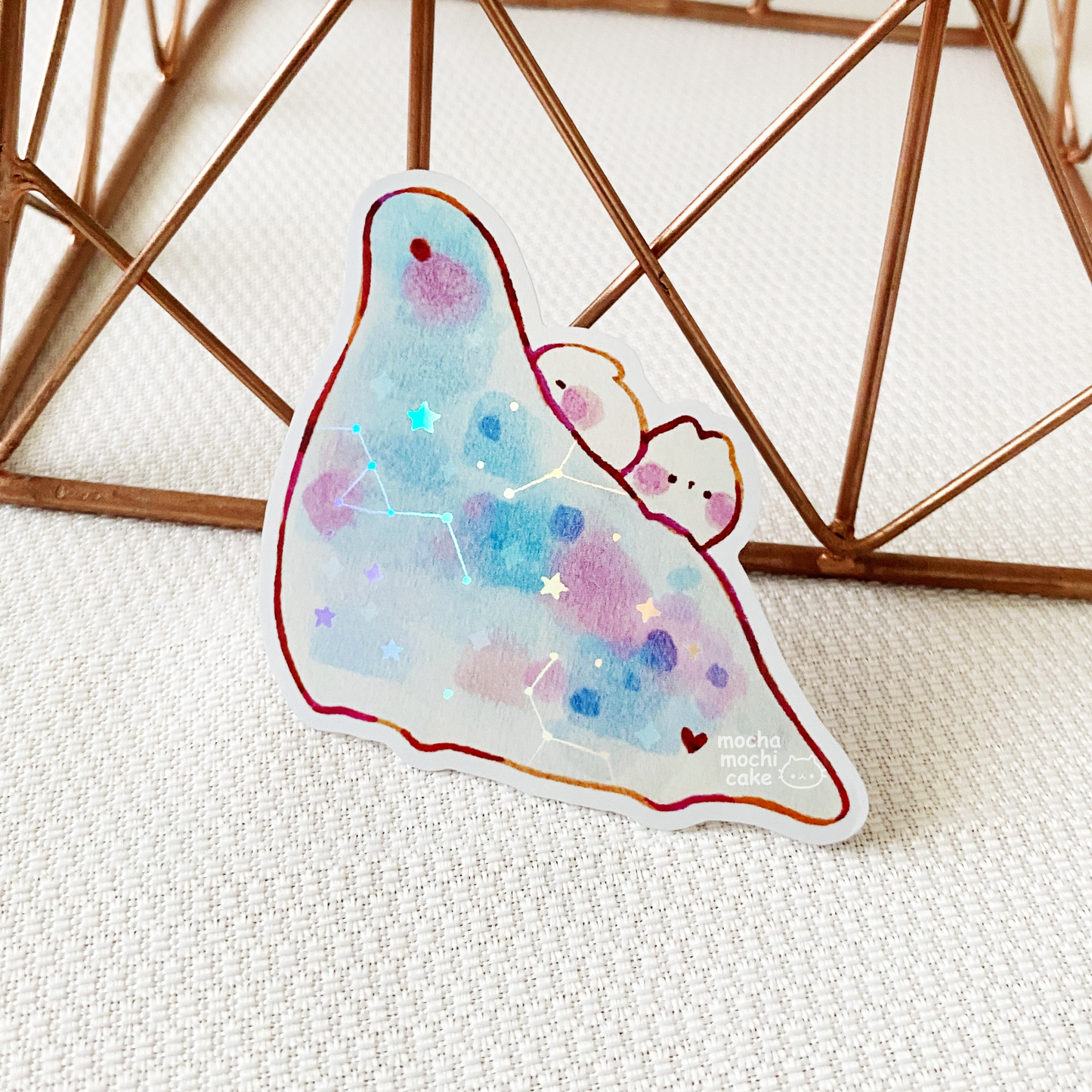 Dreamy Dino Bunnies Vinyl Sticker