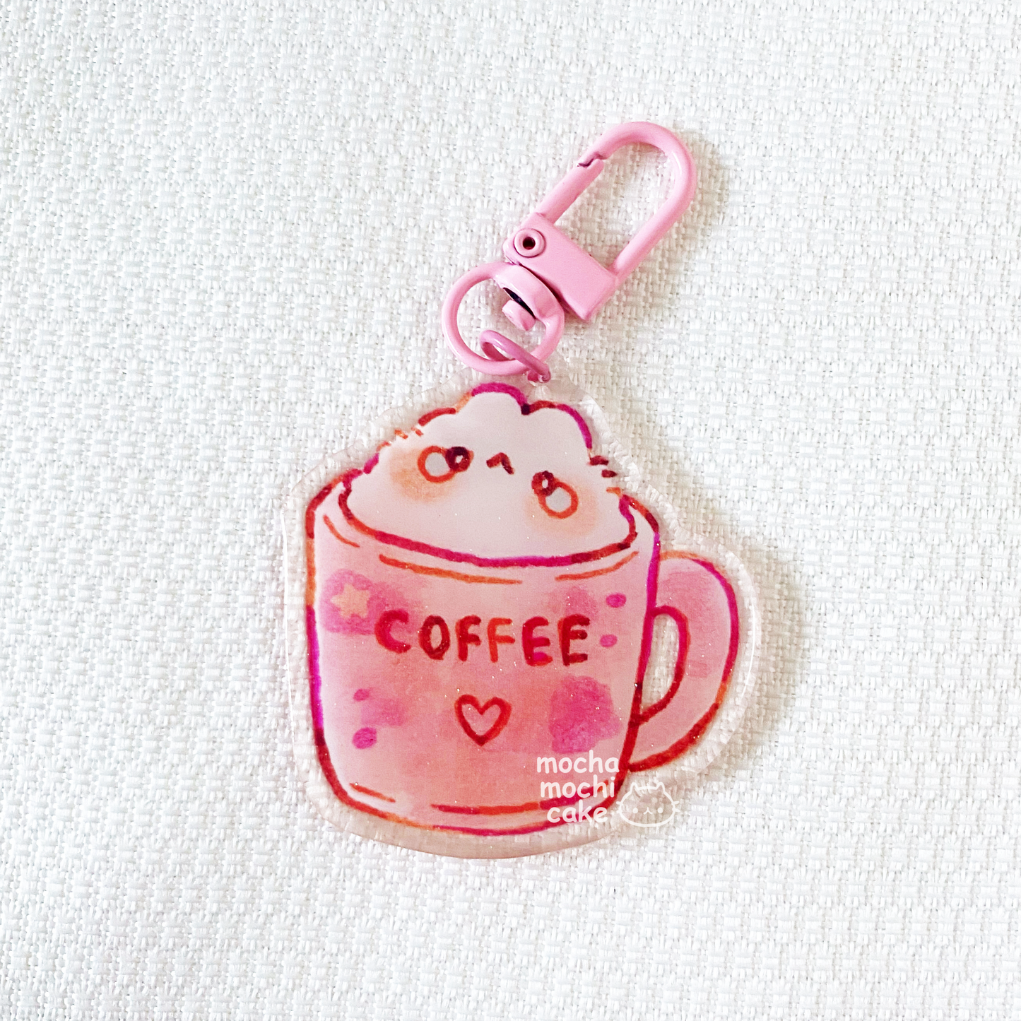 Relatable Working Bunny Life Acrylic Keychain