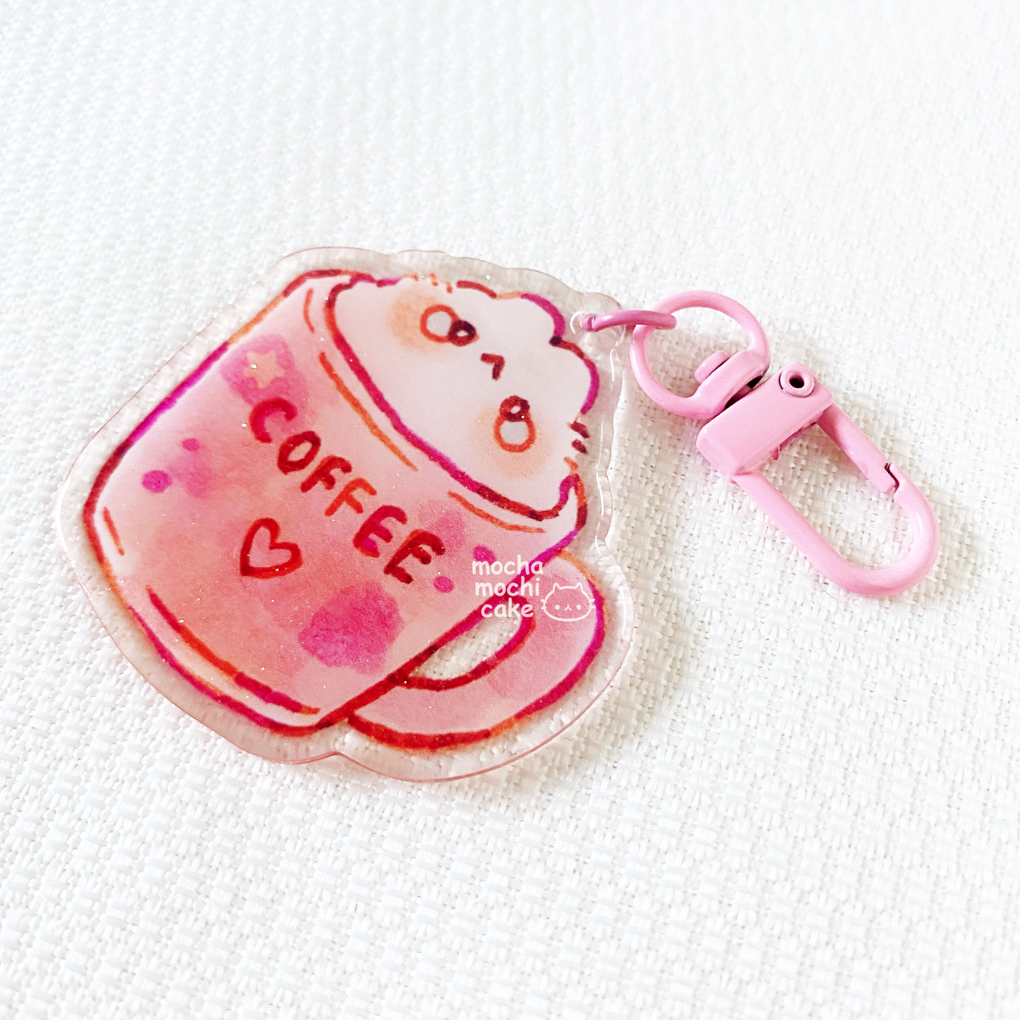 Relatable Working Bunny Life Acrylic Keychain
