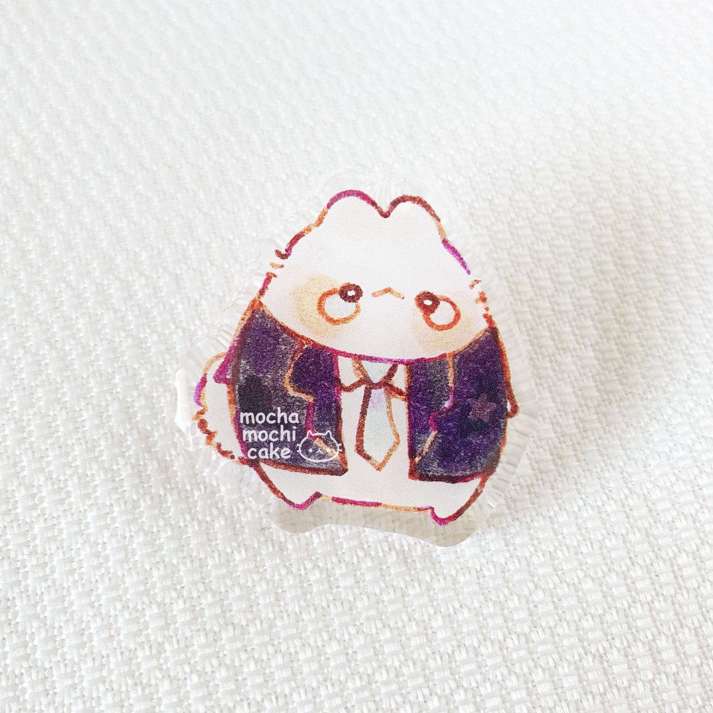 Relatable Corporate Net Working Bunny Acrylic Pin