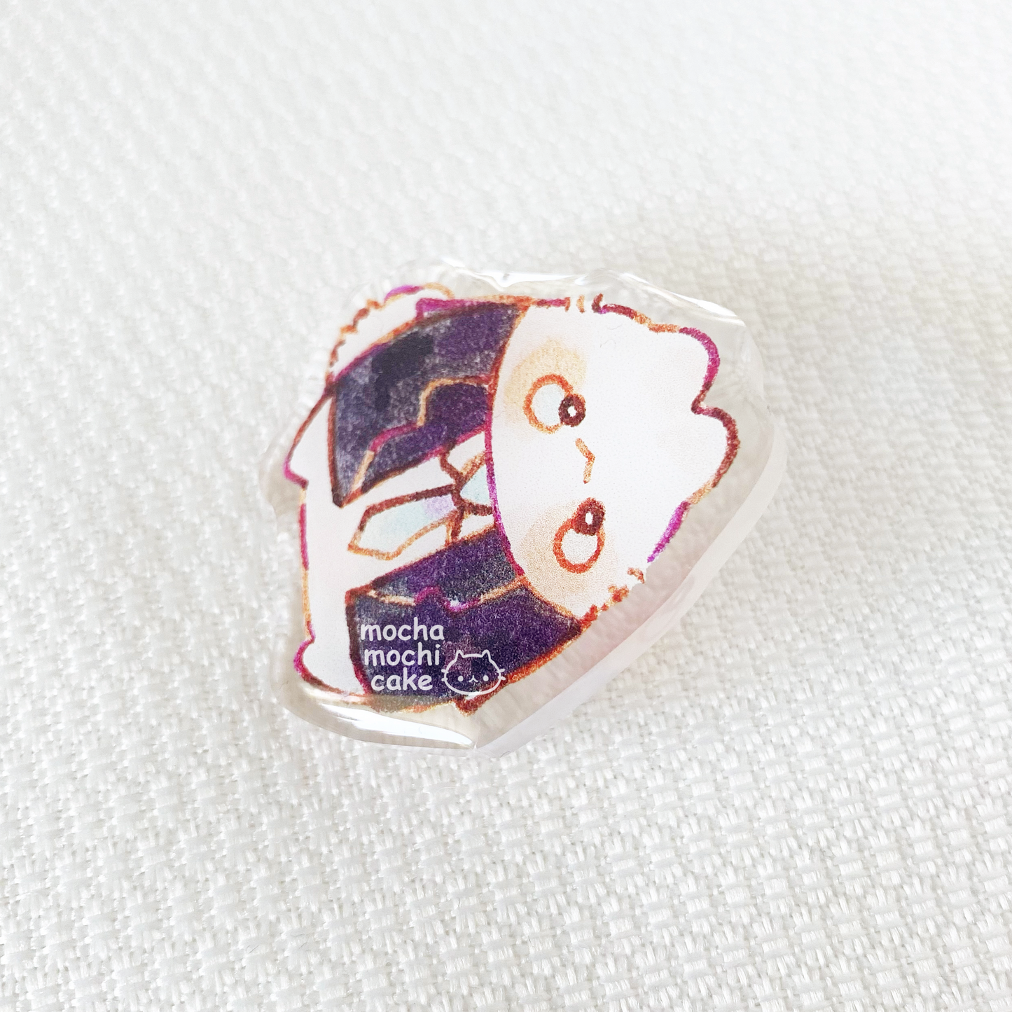 Relatable Corporate Net Working Bunny Acrylic Pin