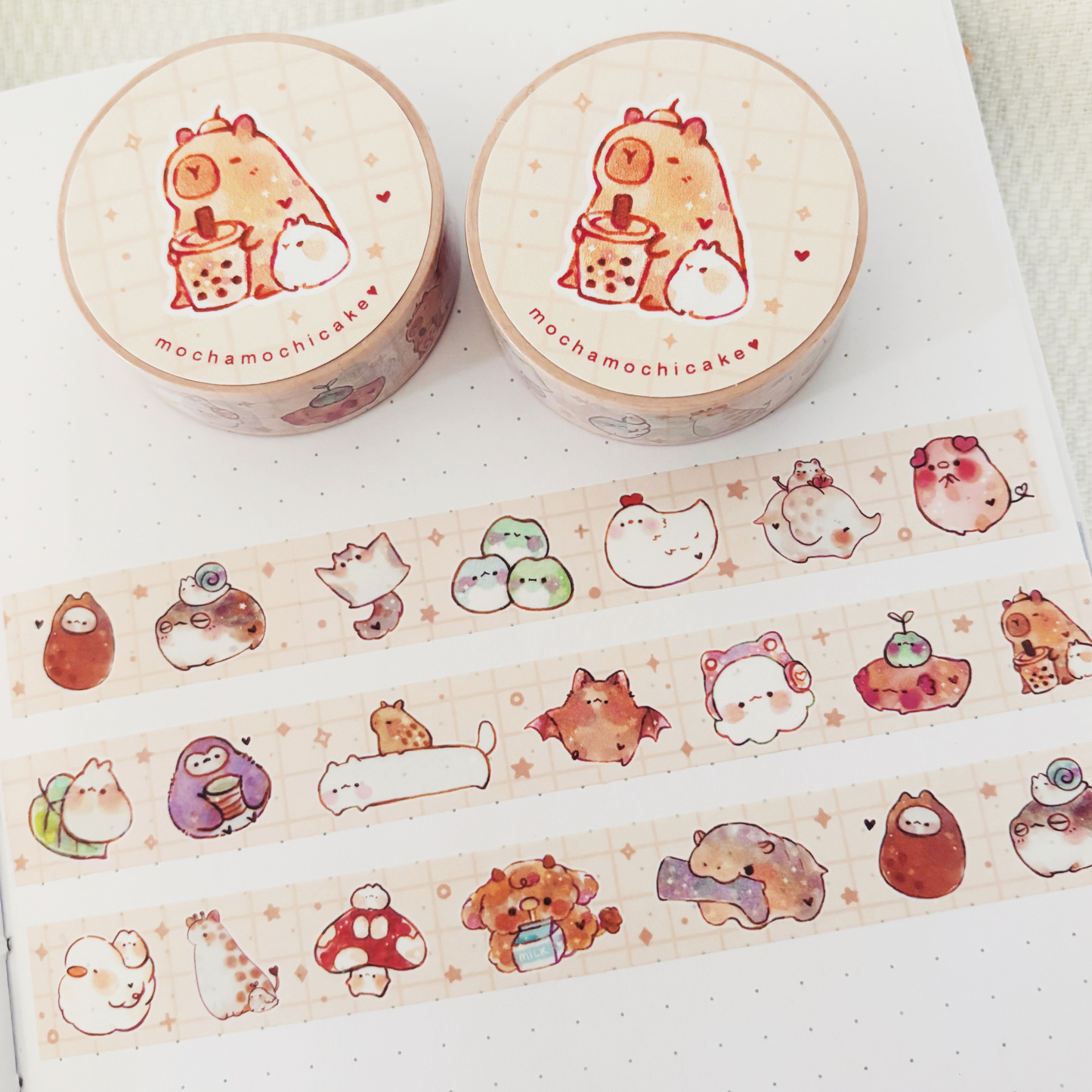 Chonky Animals 3 Washi Tape