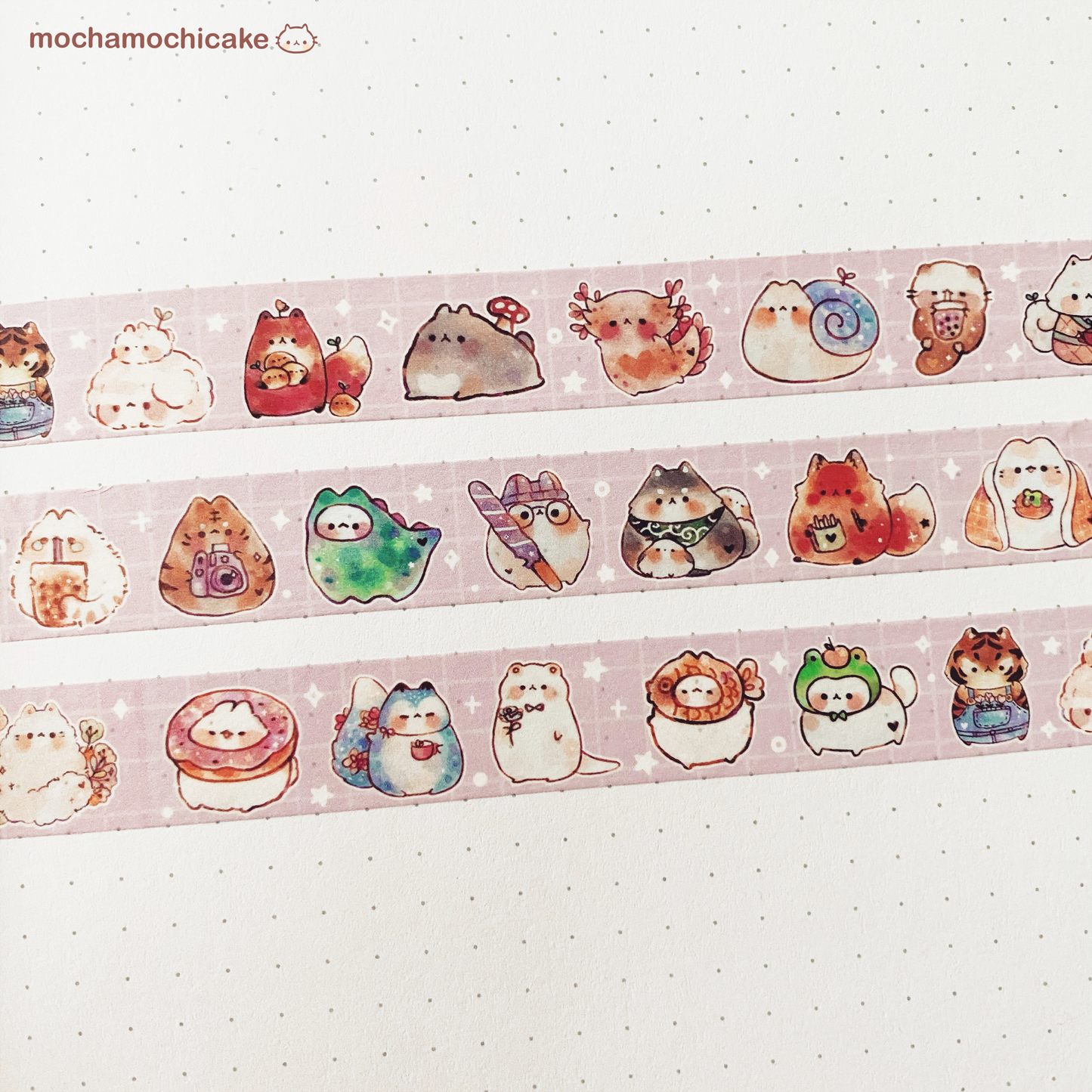 Chonky Animals 2 Washi Tape