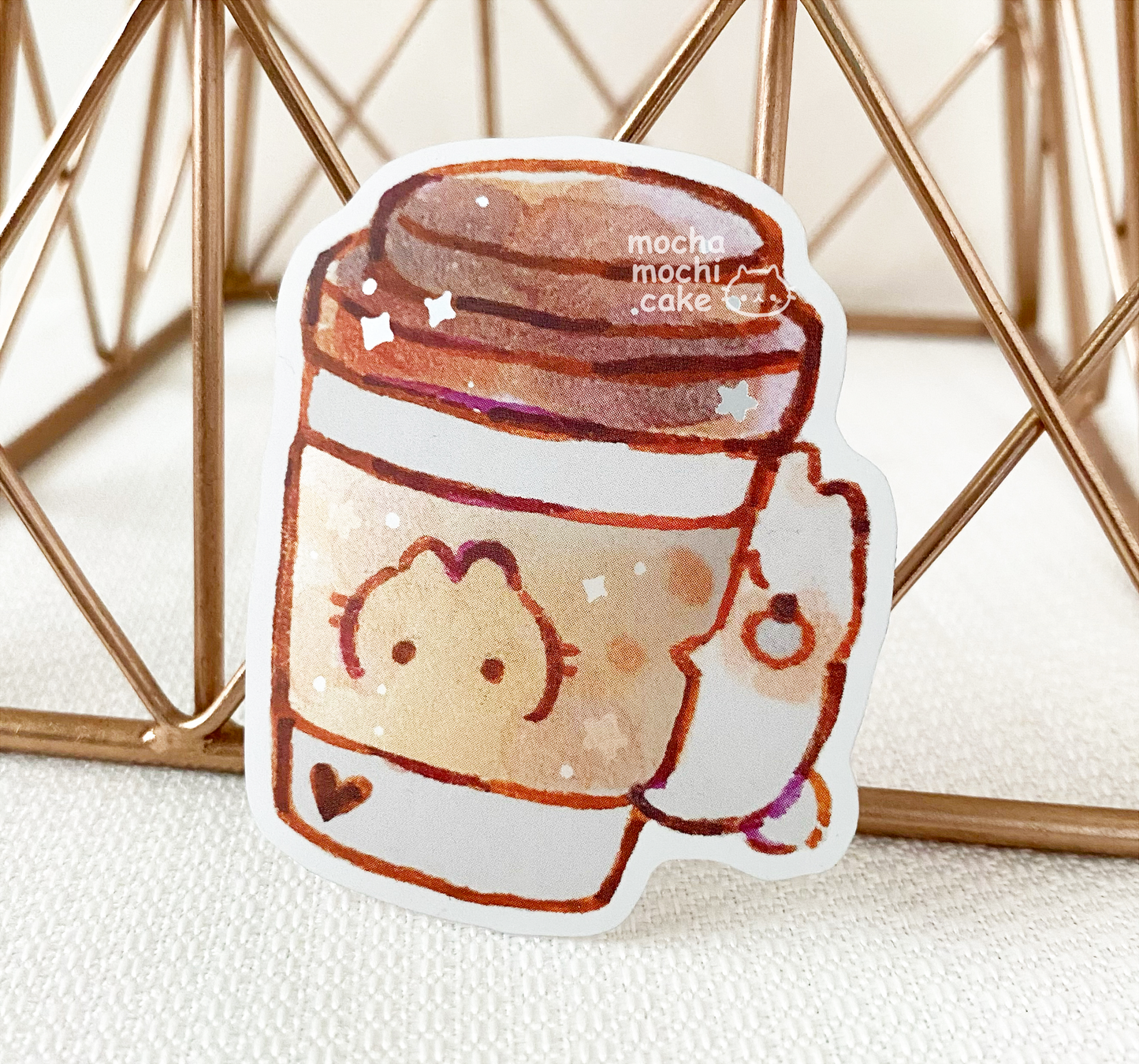 Crying Stressed Bunny Life Vinyl Stickers