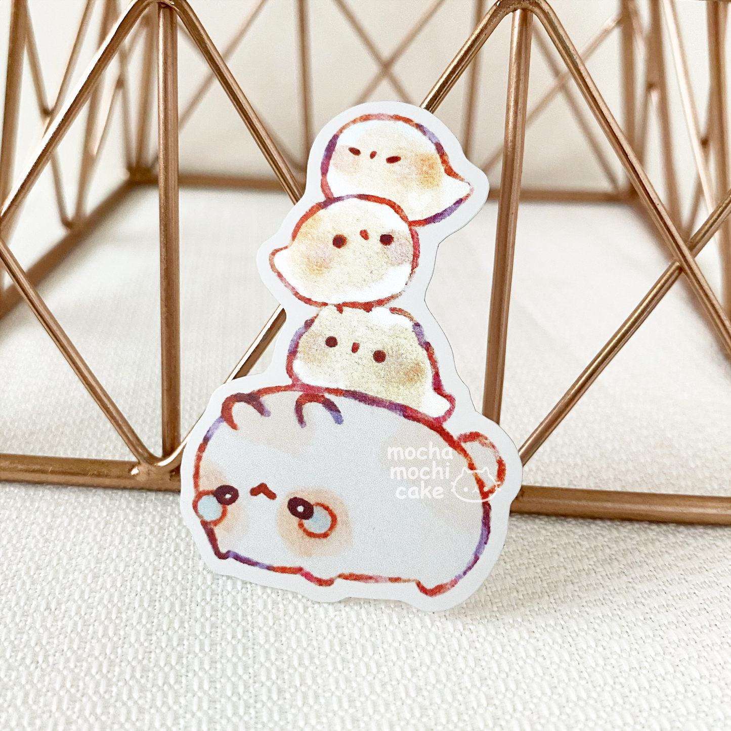 Crying Stressed Bunny Life Vinyl Stickers