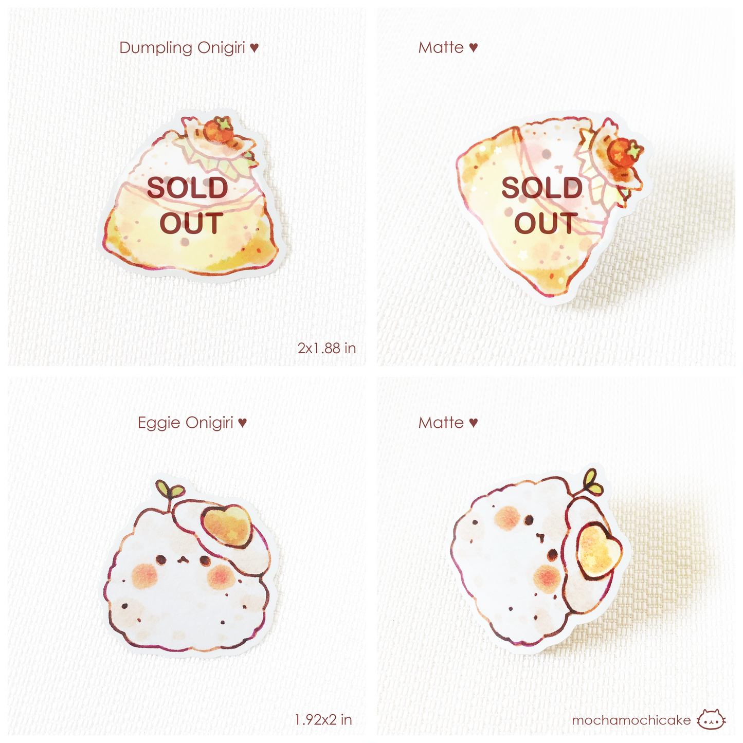 Cute Animal Foodies Vinyl Stickers