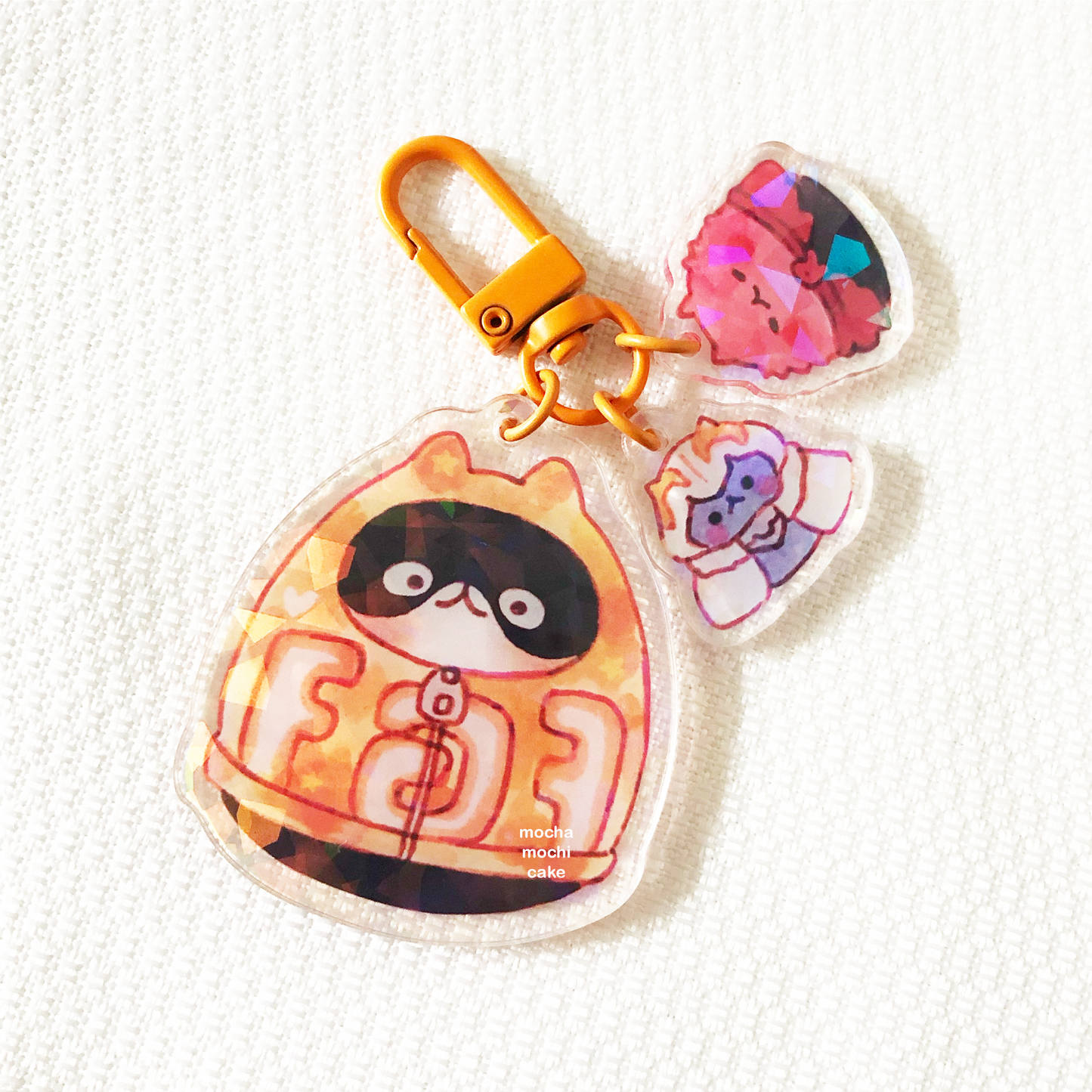 BNHA Kitty Fat Gum Acrylic Keychain | My Hero Academia