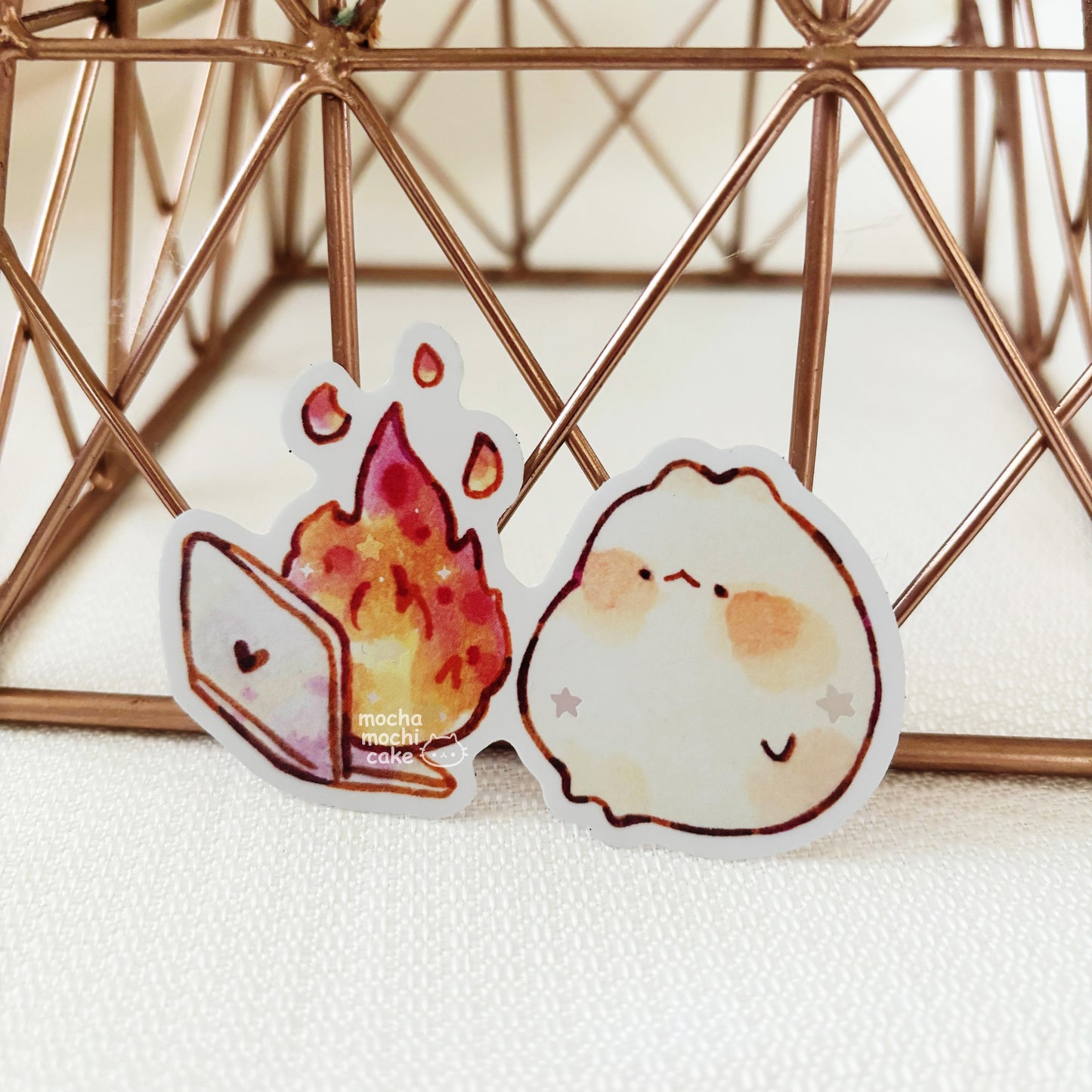 Laptop On Fire Vinyl Sticker