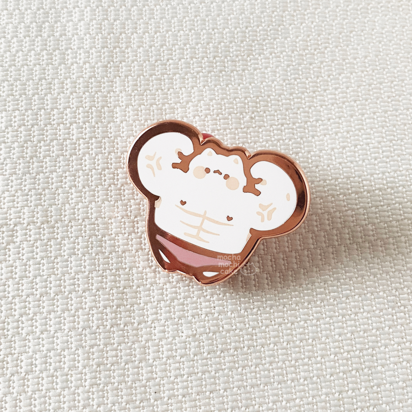 Buff Boy Kitty Hard Enamel Pin