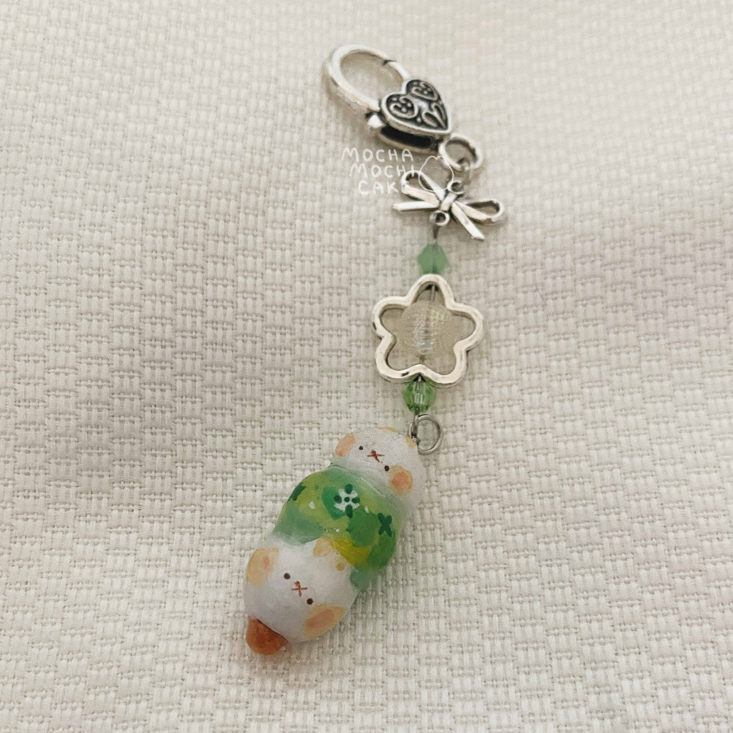 Grape Tanghulu Polymer Clay Keychain