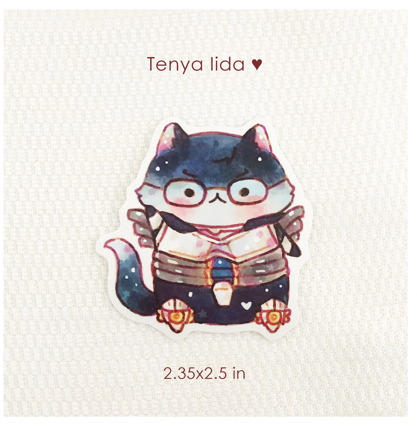 BNHA Kitty Vinyl Stickers | My Hero Academia
