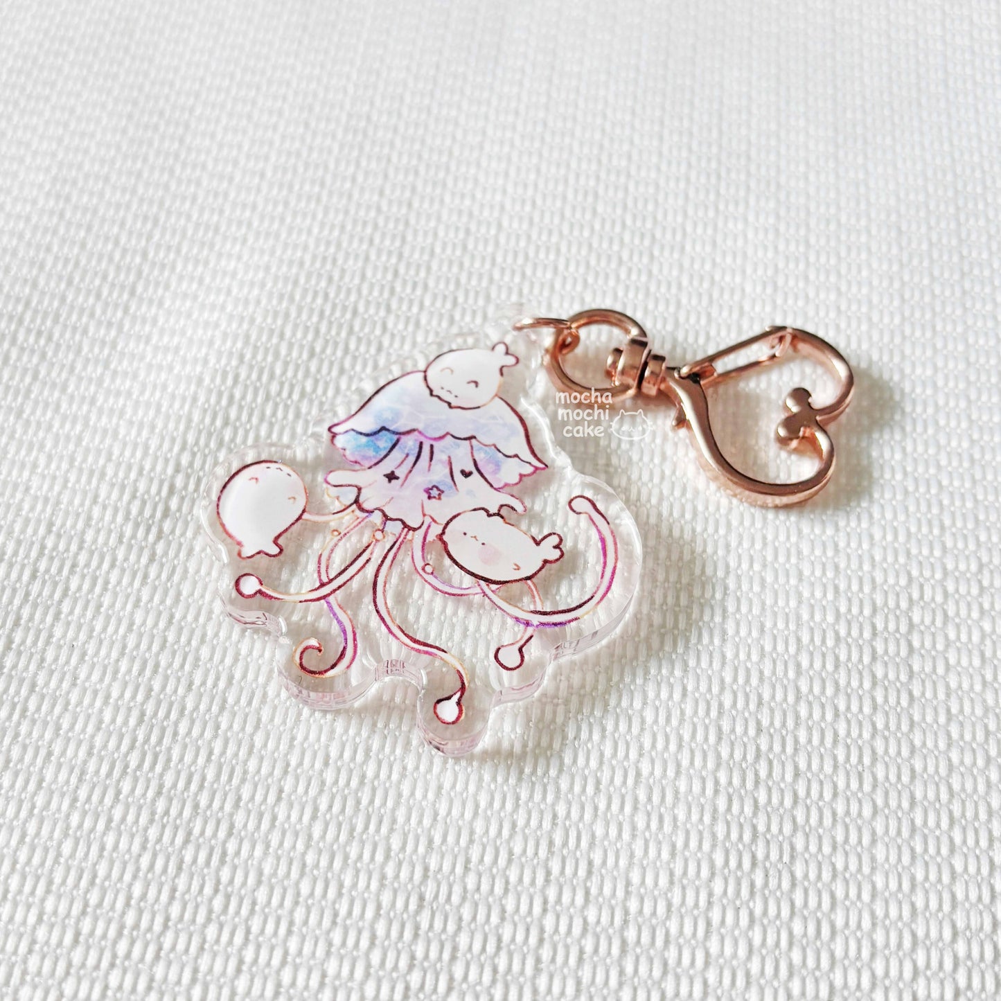 Jellyfish Acrylic Keychain